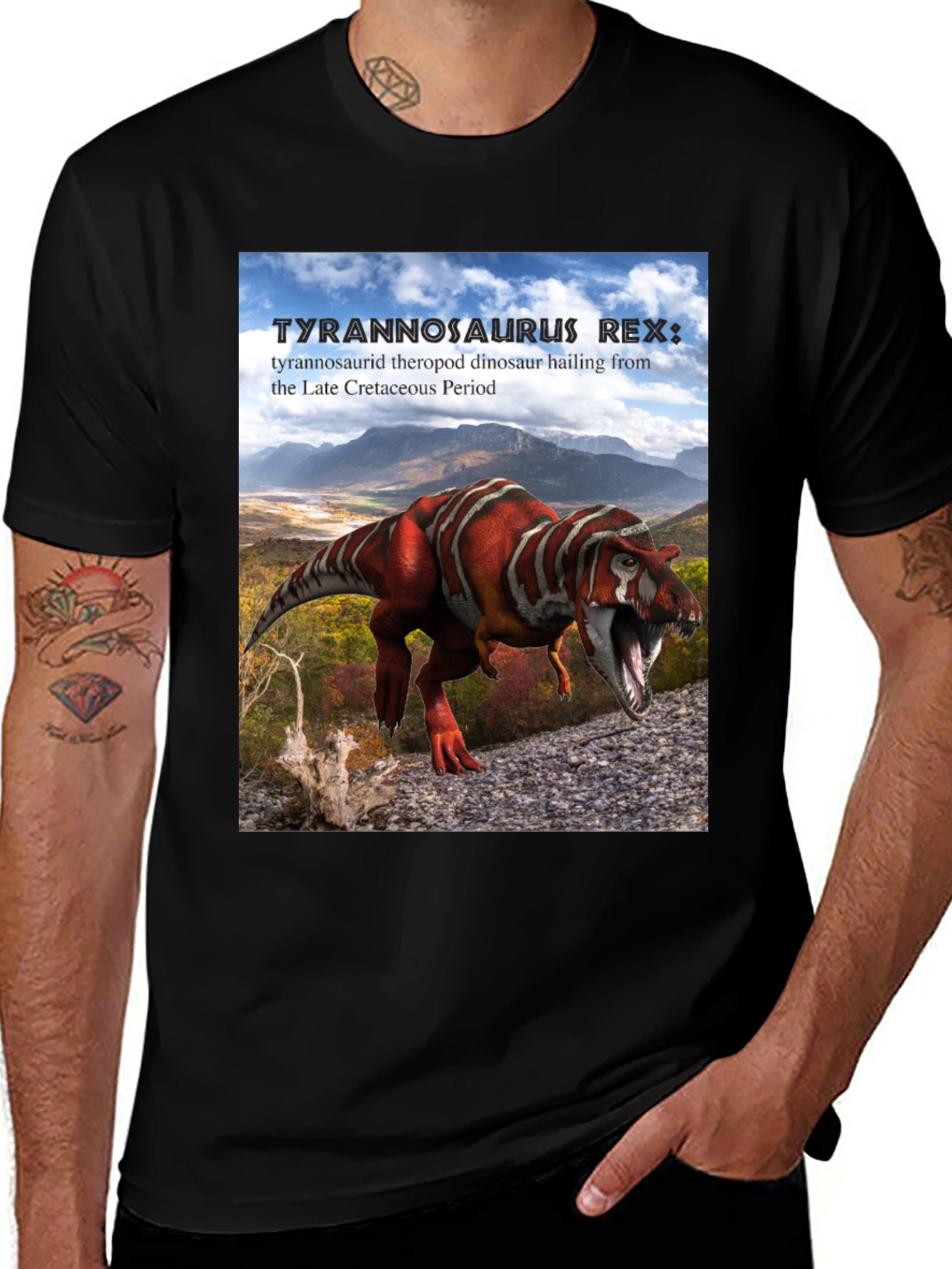 Tyrannosaurus Rex Dinosaur Graphic T-Shirt
