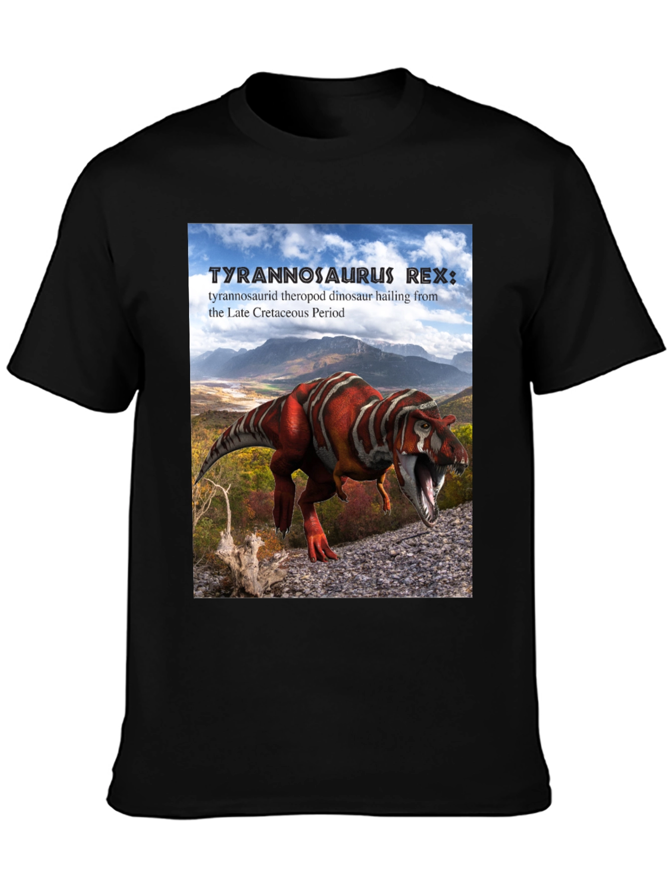 Tyrannosaurus Rex Dinosaur Graphic T-Shirt