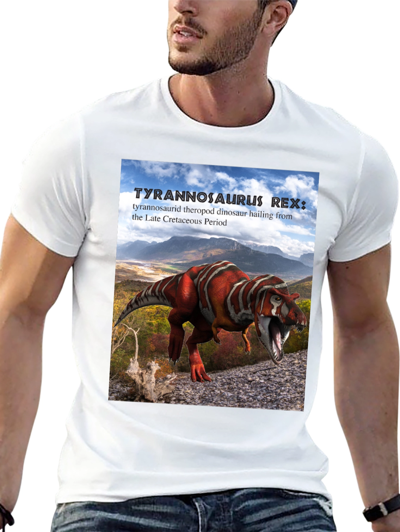 Tyrannosaurus Rex Dinosaur Graphic T-Shirt