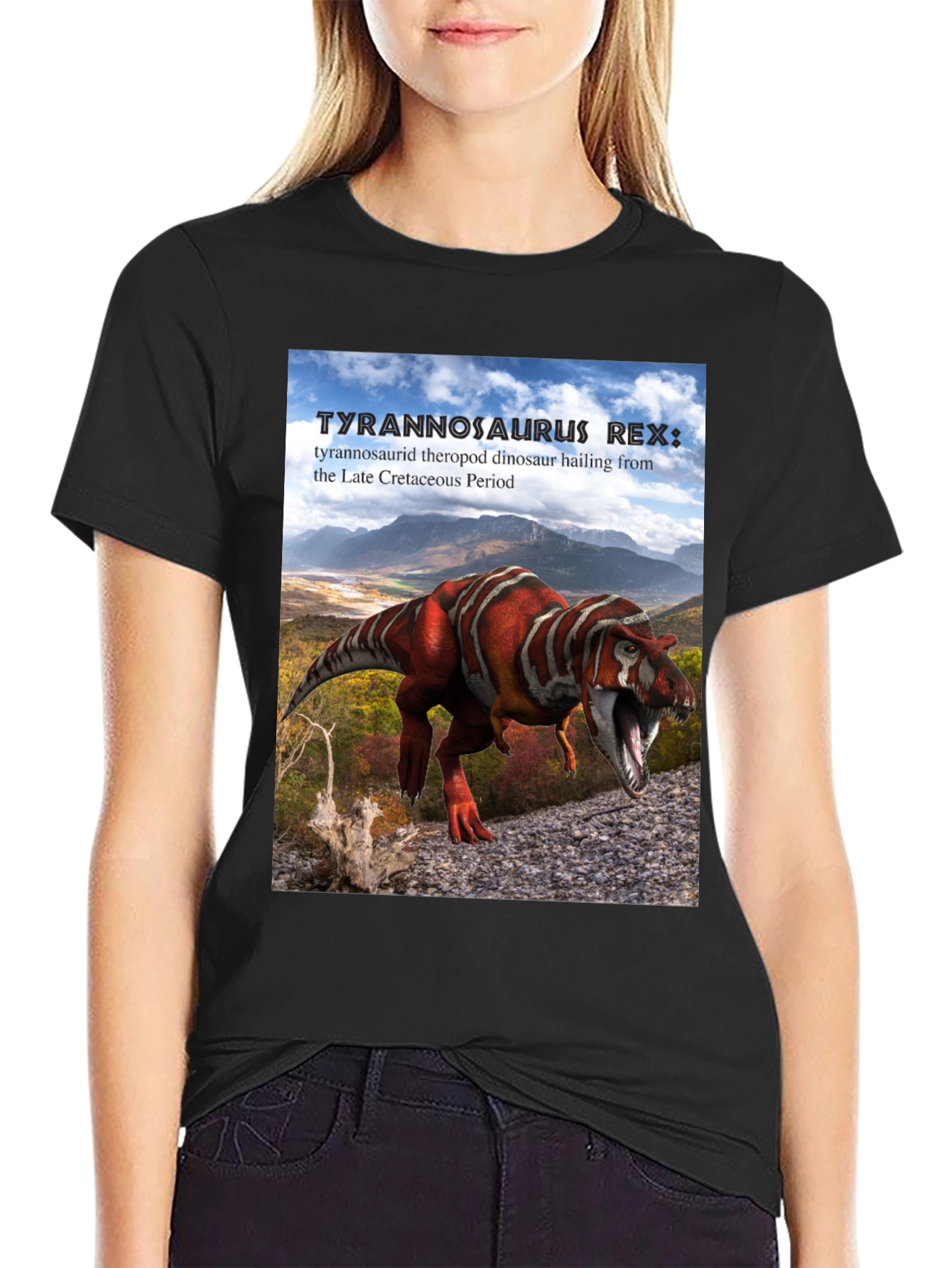 Tyrannosaurus Rex Dinosaur Graphic T-Shirt