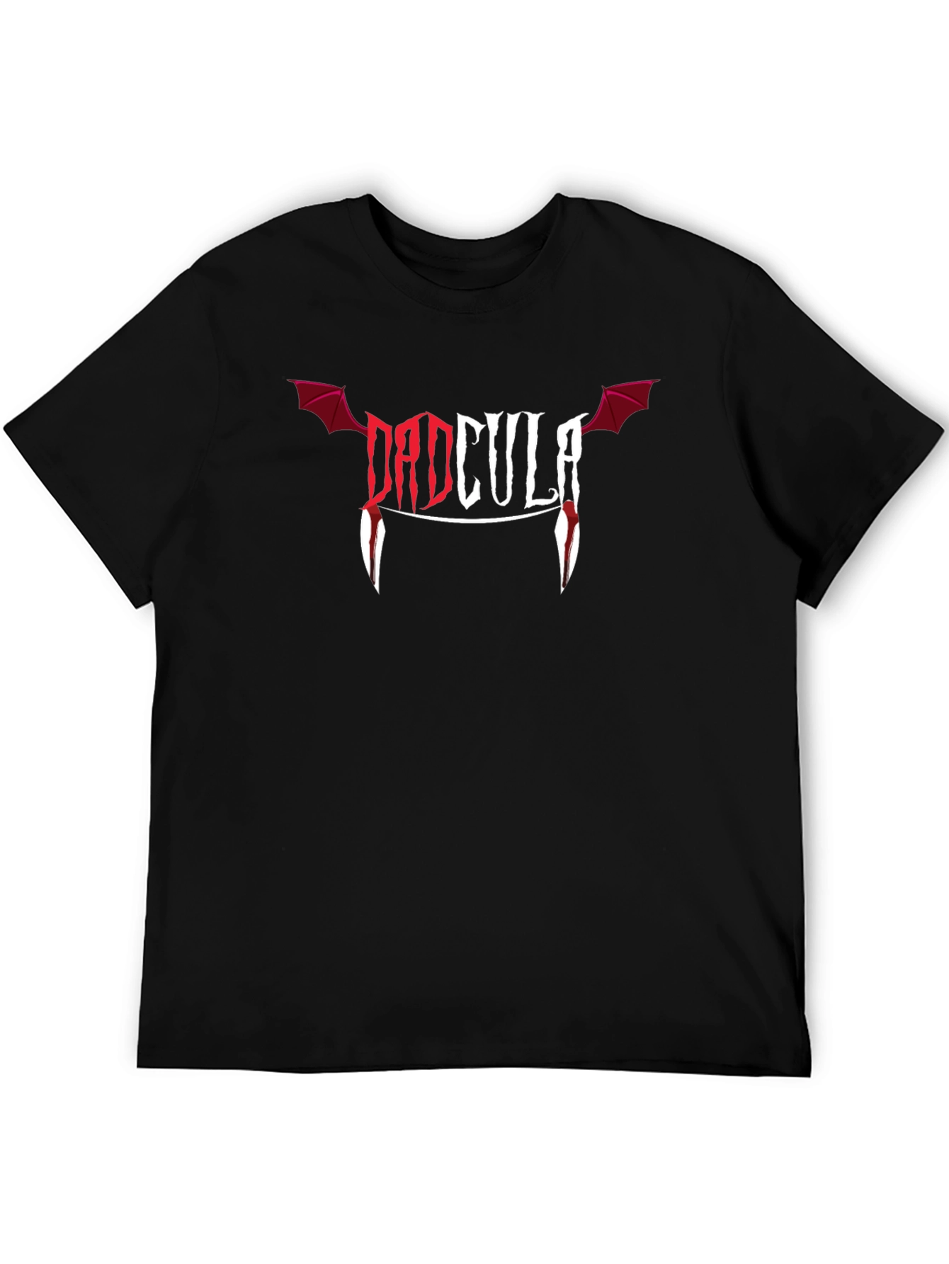 Dadcula T-Shirt - Funny Halloween Vampire Dad Tee