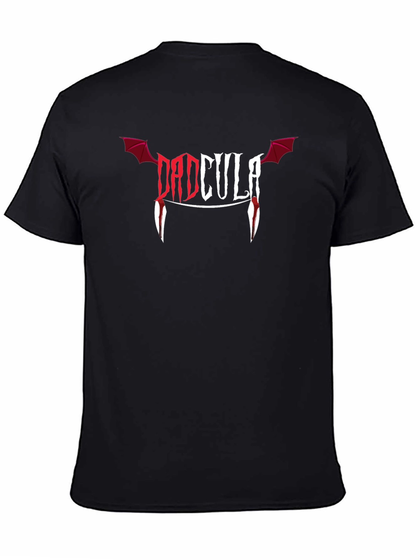 Dadcula T-Shirt - Funny Halloween Vampire Dad Tee