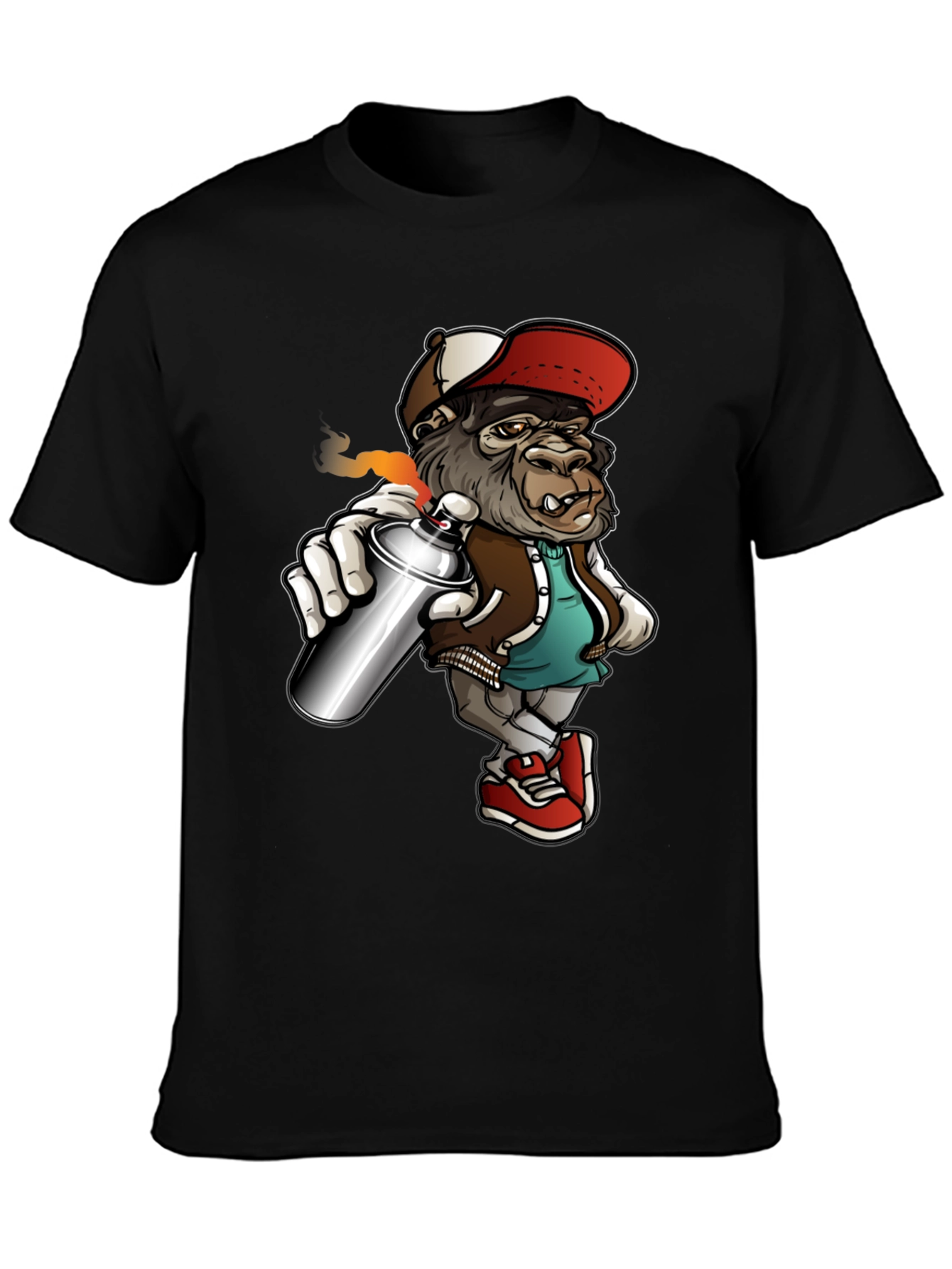 Cool Gorilla Graffiti Artist T-Shirt