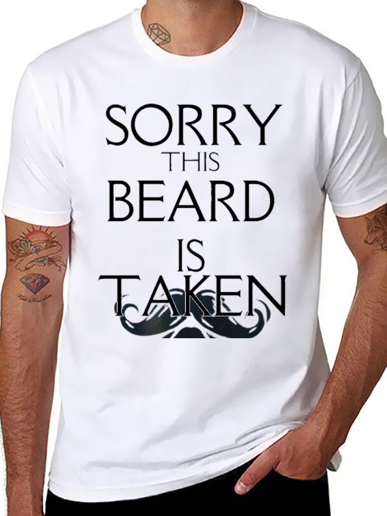 Sorry This Beard is Taken Funny Graphic Tee