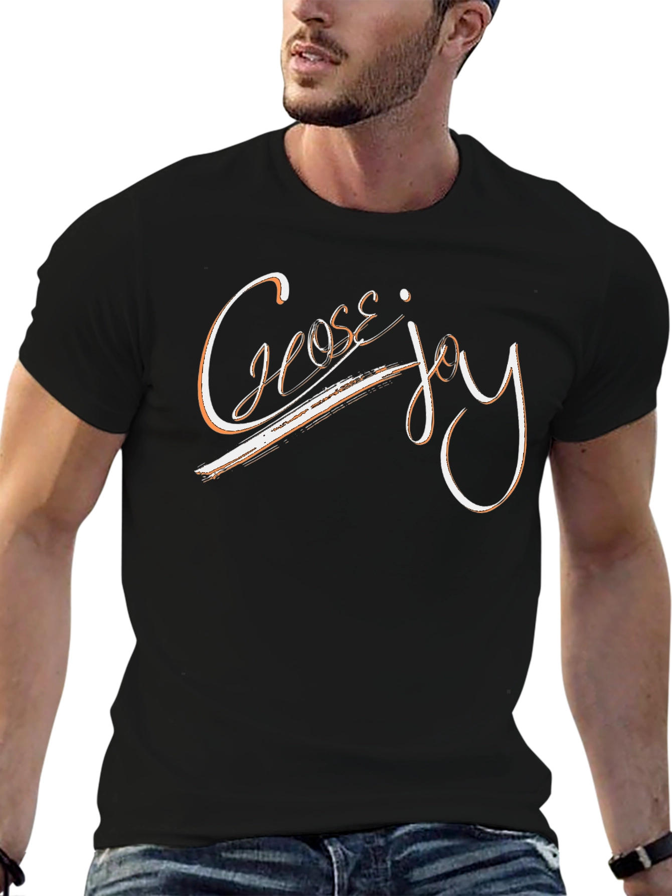 Choose Joy Graphic T-Shirt - Stylish Comfort
