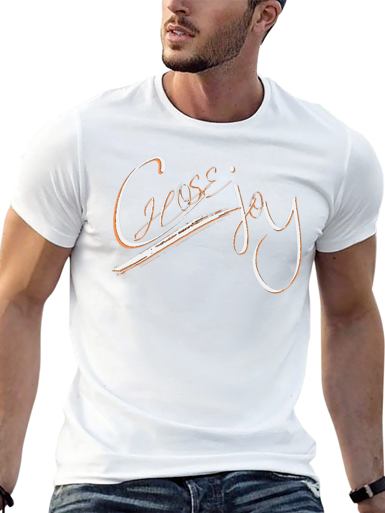 Choose Joy Graphic T-Shirt - Stylish Comfort