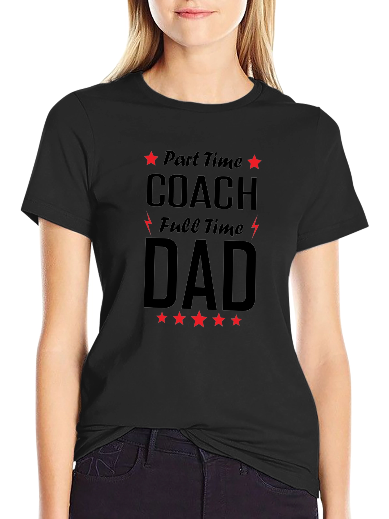 Part-Time Coach Full-Time Dad Graphic Tee