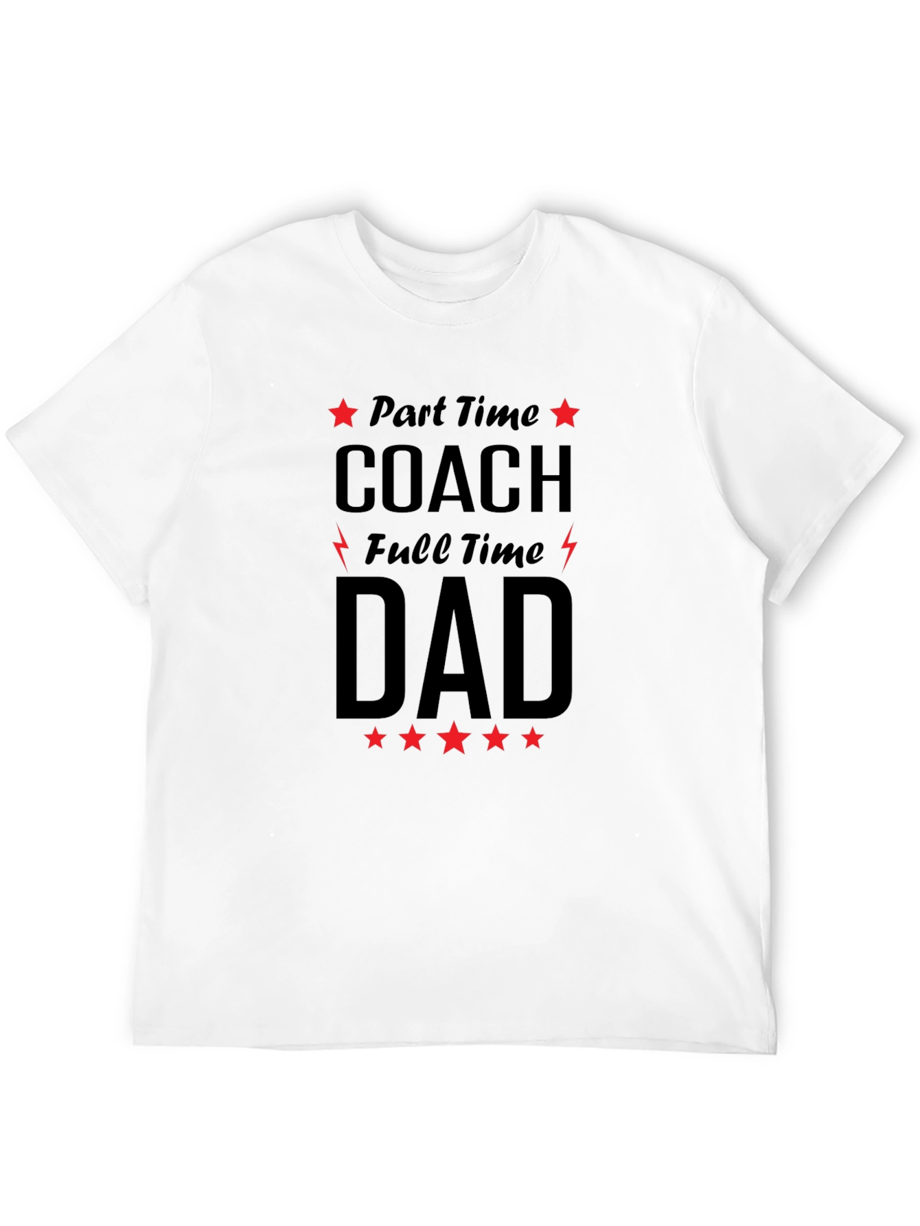Part-Time Coach Full-Time Dad Graphic Tee