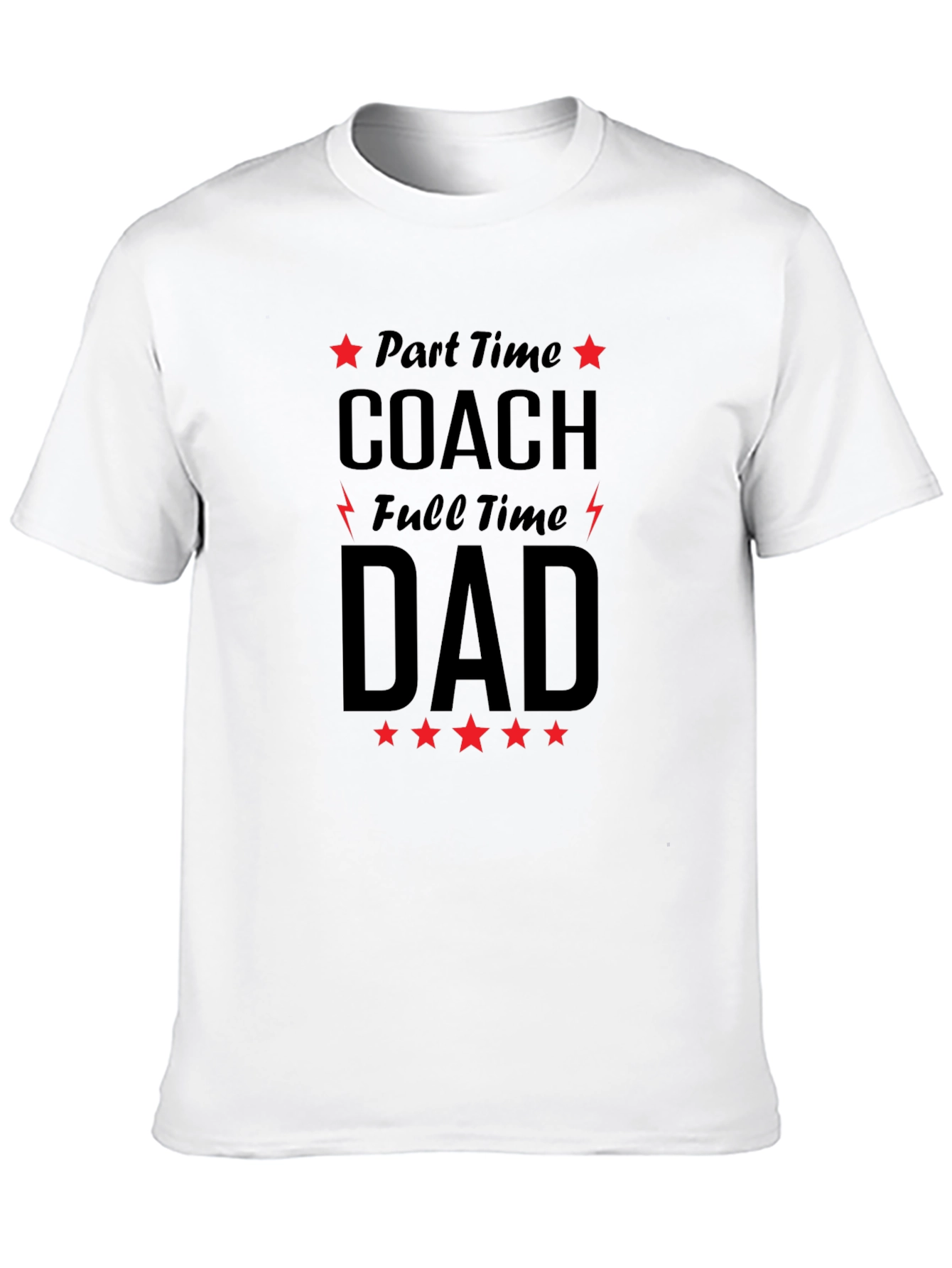 Part-Time Coach Full-Time Dad Graphic Tee