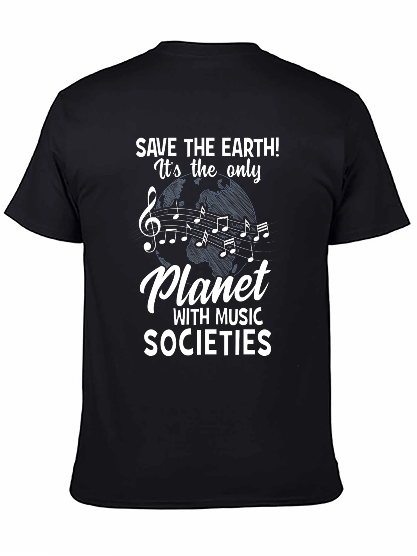 Save the Earth Music Planet T-Shirt
