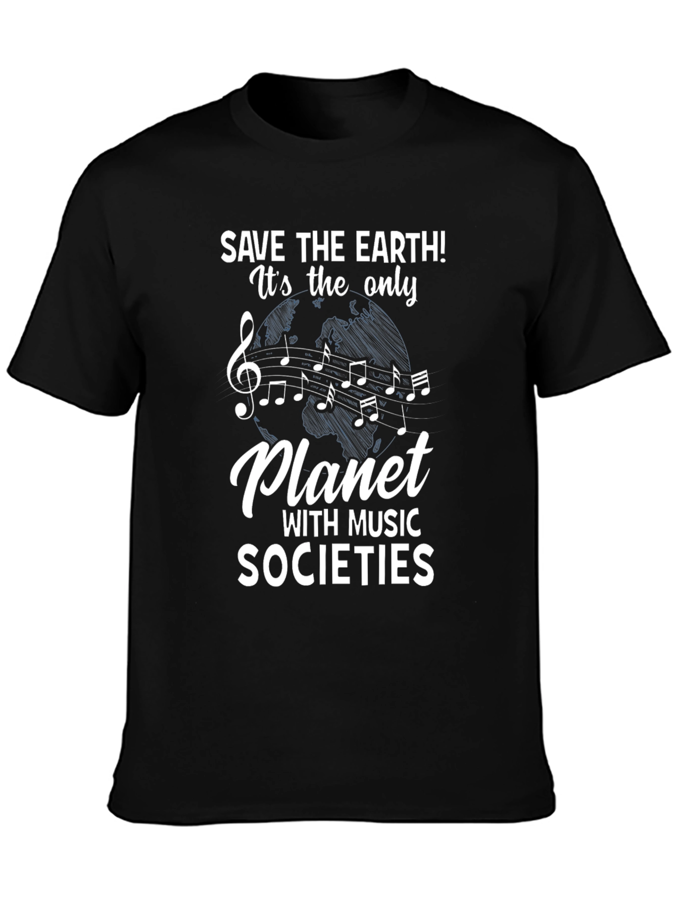Save the Earth Music Planet T-Shirt