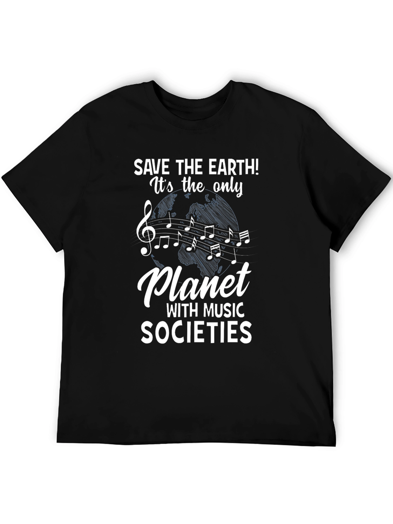 Save the Earth Music Planet T-Shirt