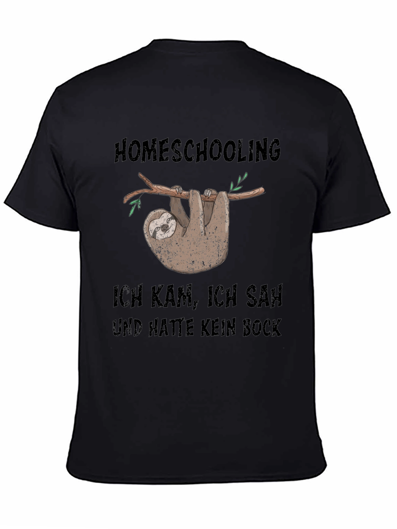 Homeschooling Sloth T-Shirt - Funny & Relatable!