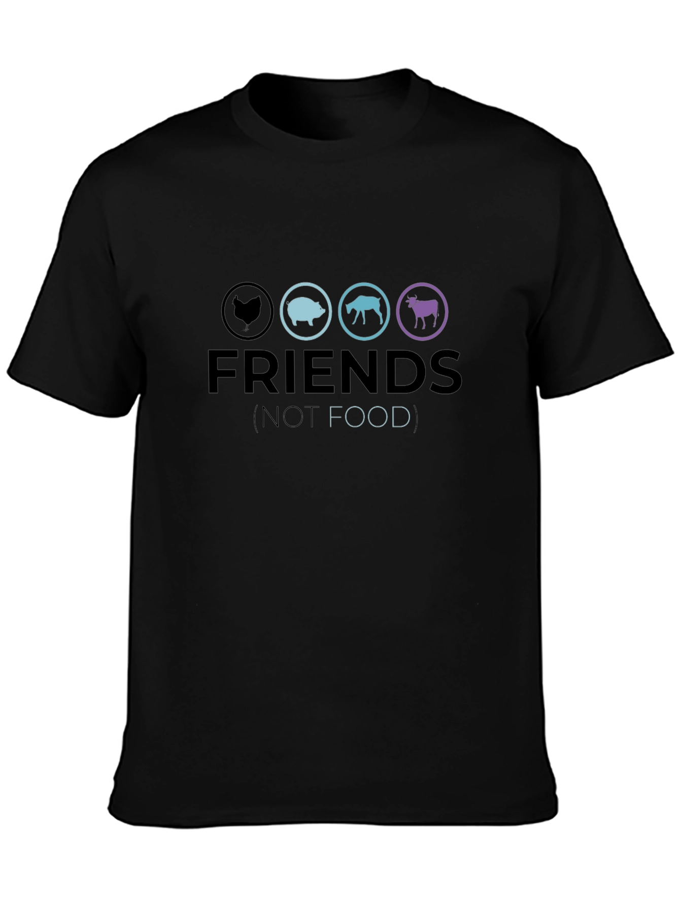 Vegan Friends Not Food T-Shirt