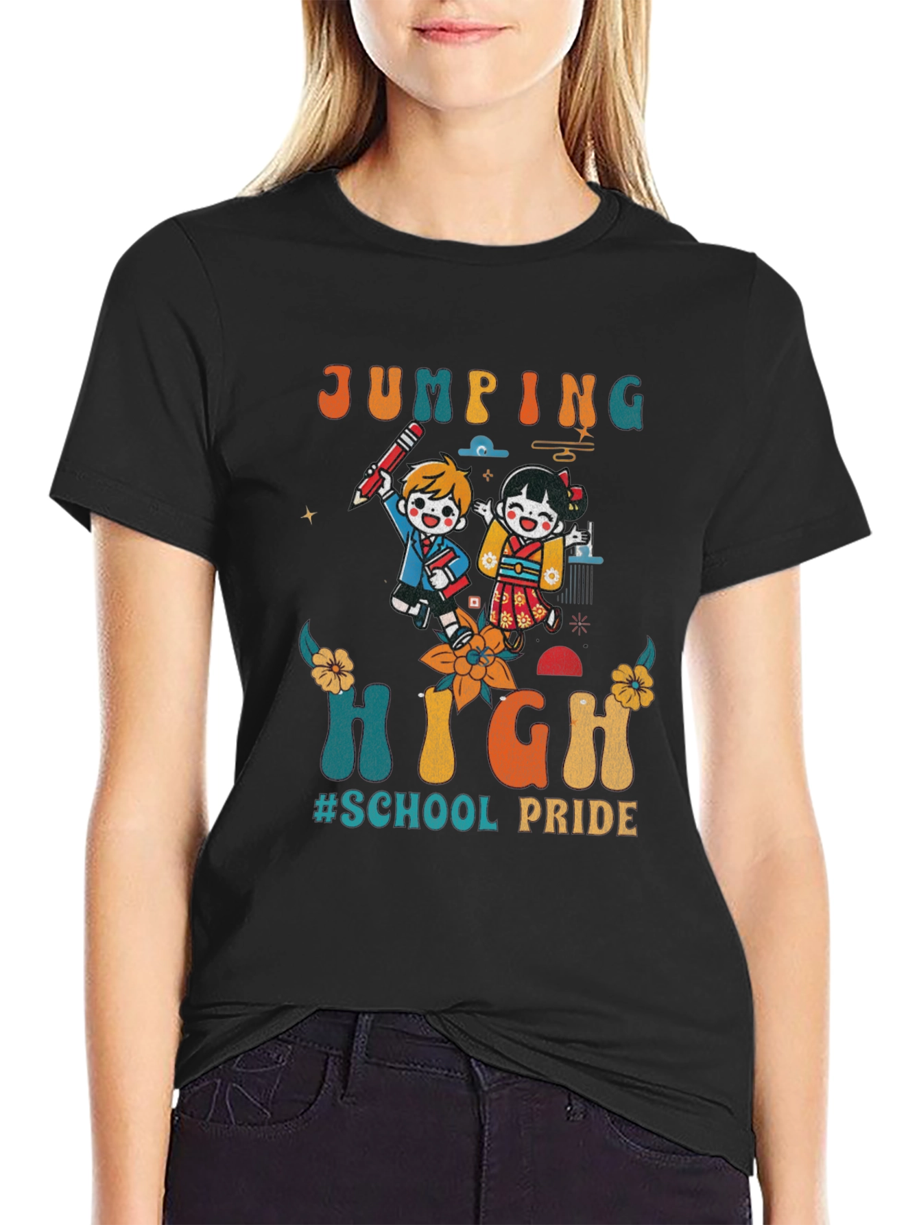 Jumping High School Pride T-Shirt