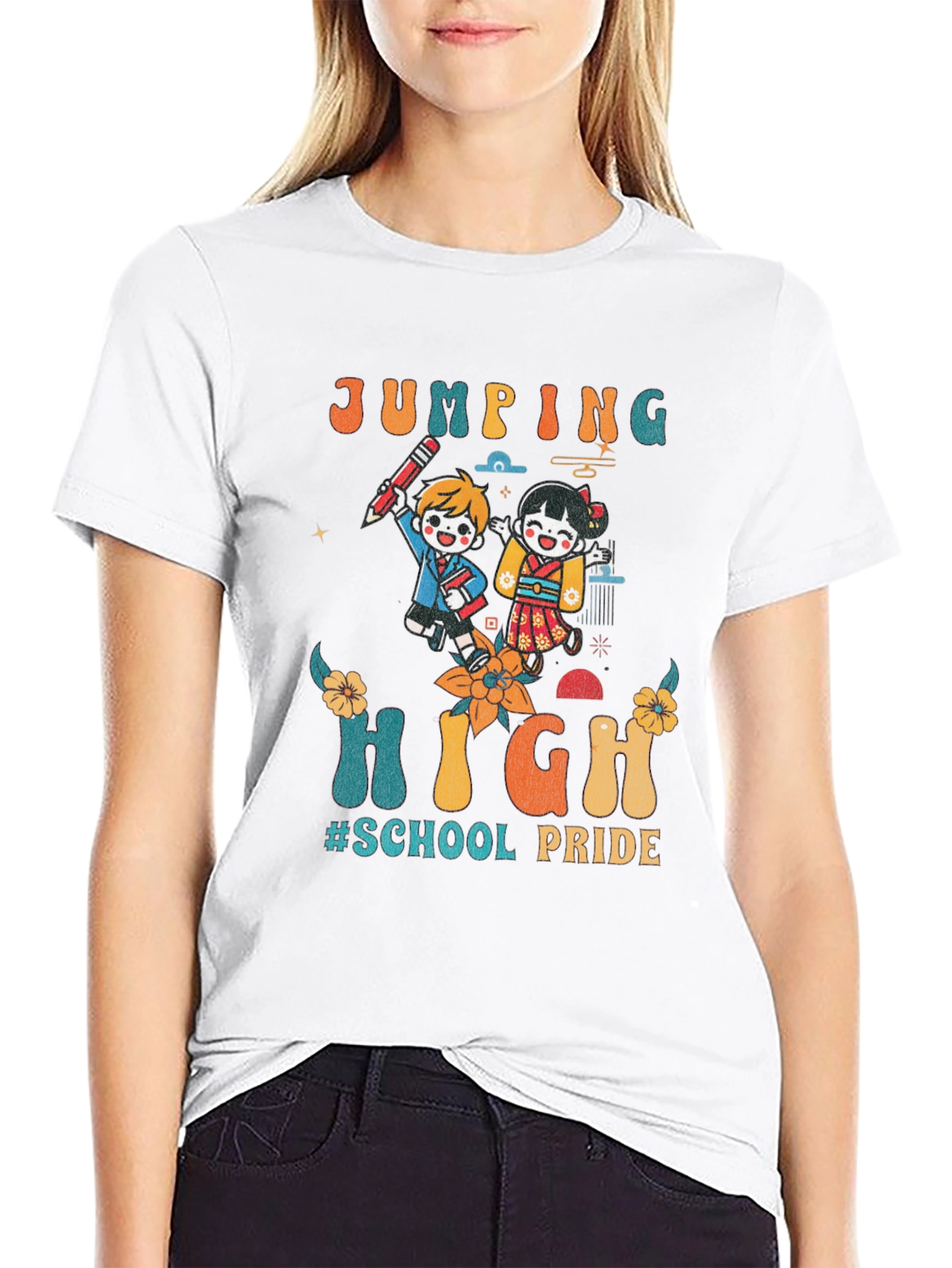 Jumping High School Pride T-Shirt