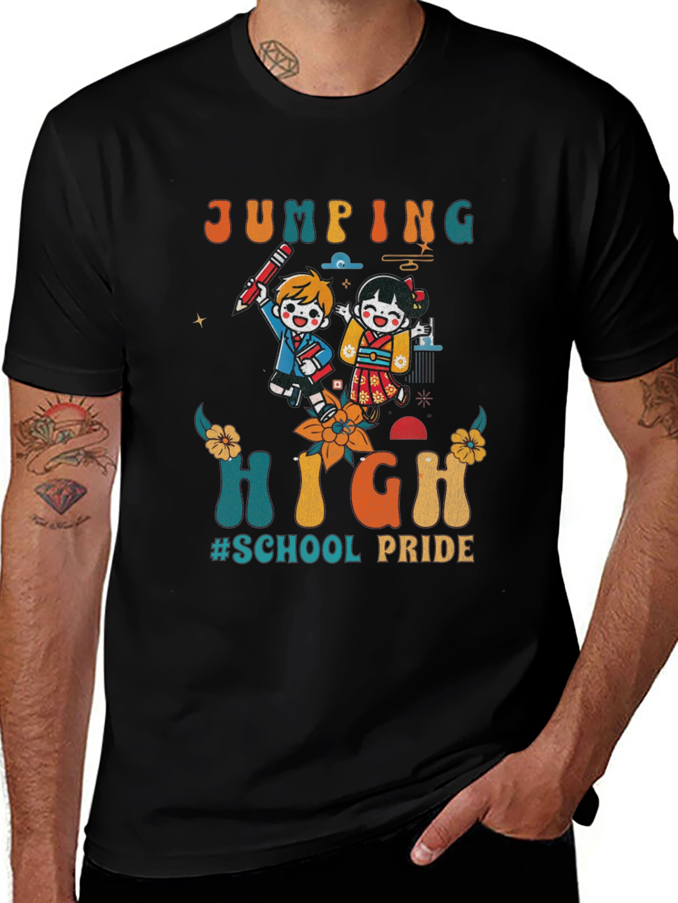 Jumping High School Pride T-Shirt