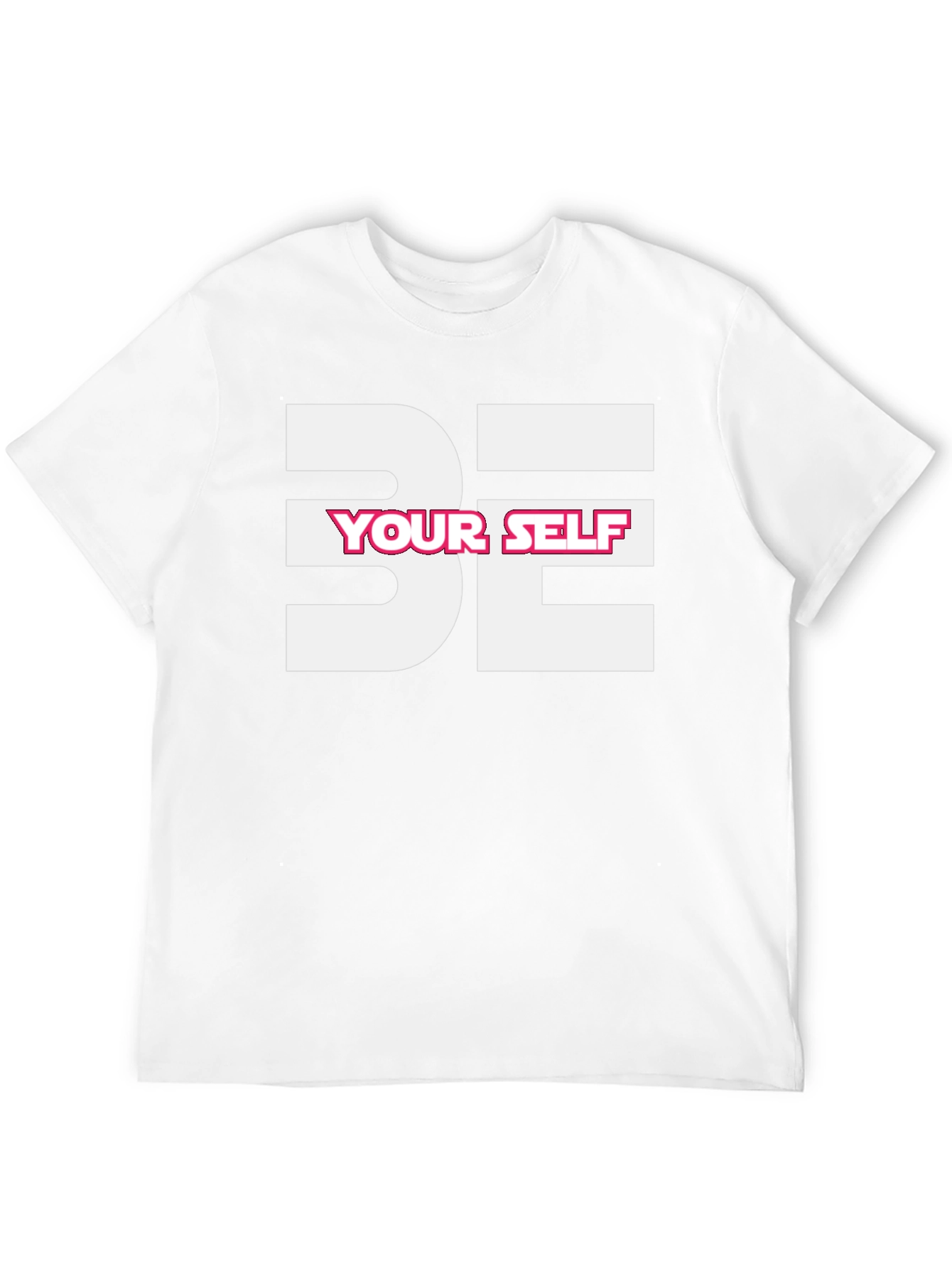 Be Yourself Graphic Tee - Stylish Black T-Shirt