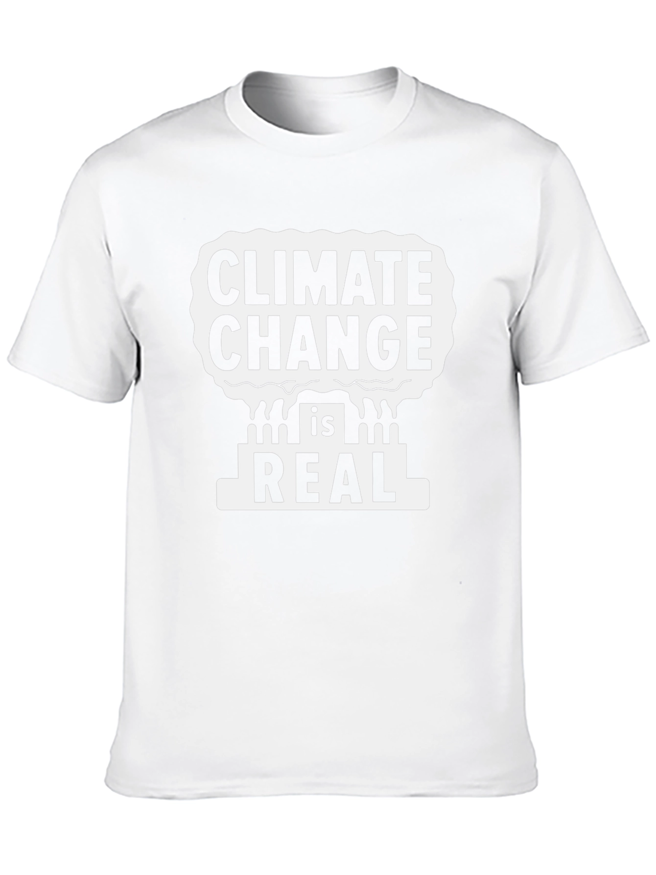 Climate Change is Real Black T-Shirt