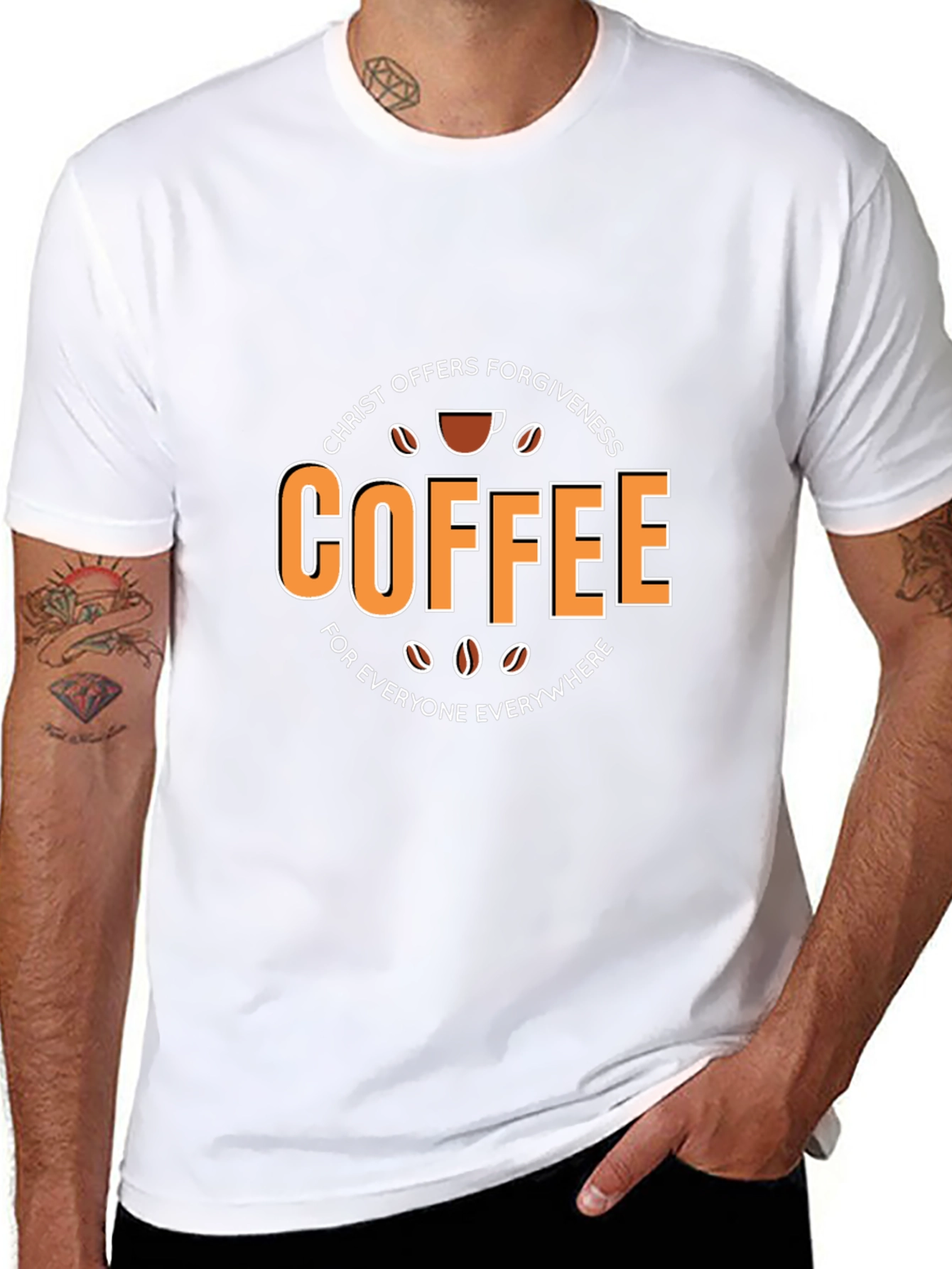Christ Offers Coffee T-Shirt