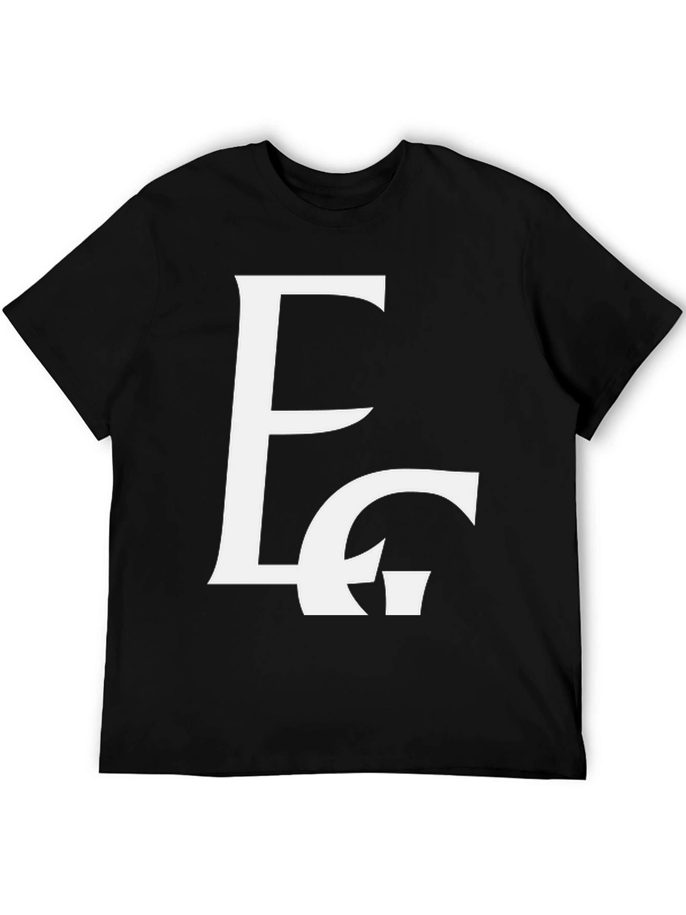 EC Logo Graphic Print Black T-Shirt