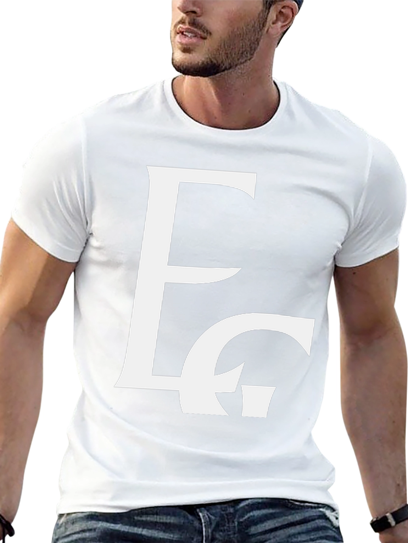 EC Logo Graphic Print Black T-Shirt
