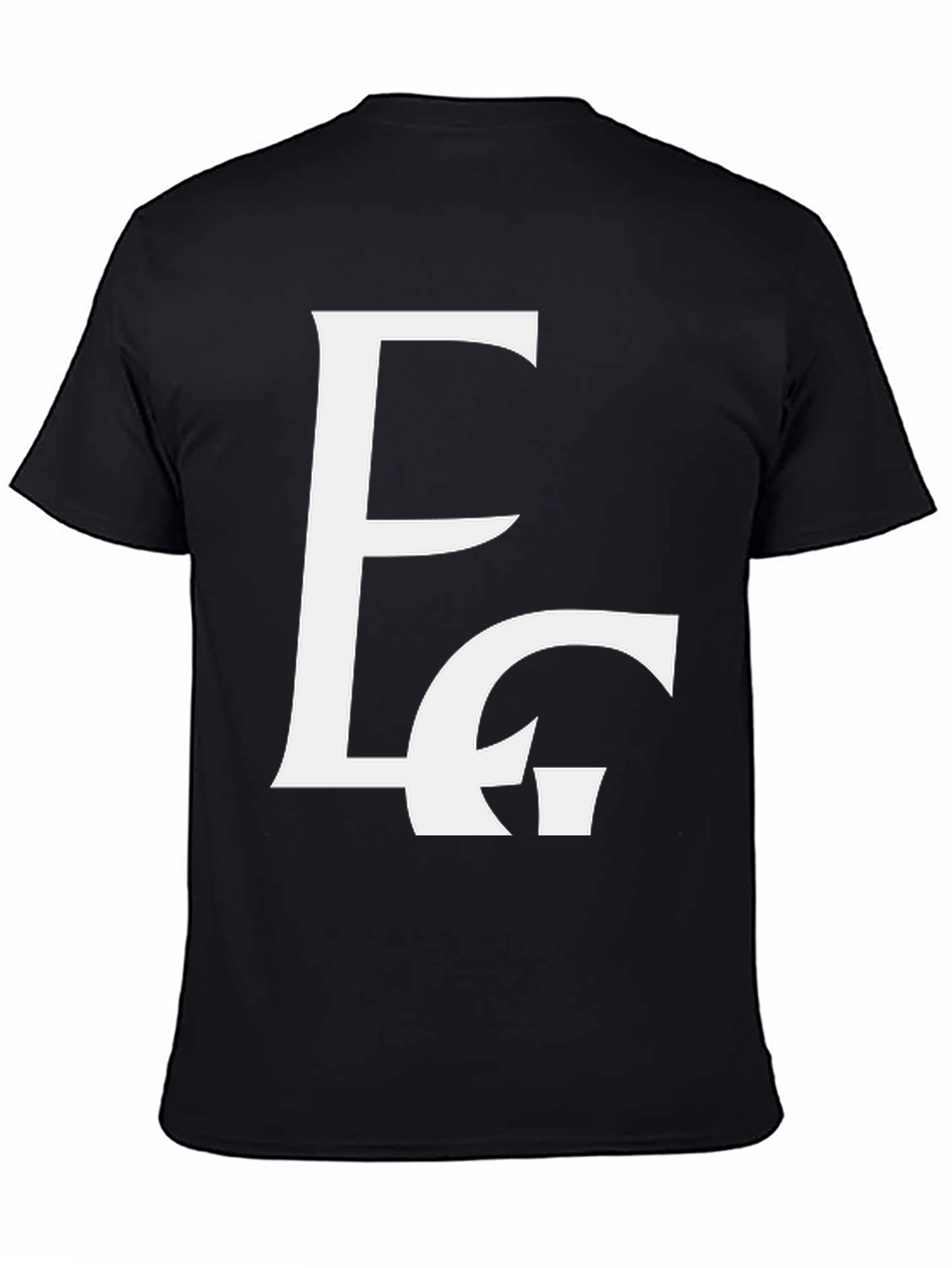 EC Logo Graphic Print Black T-Shirt