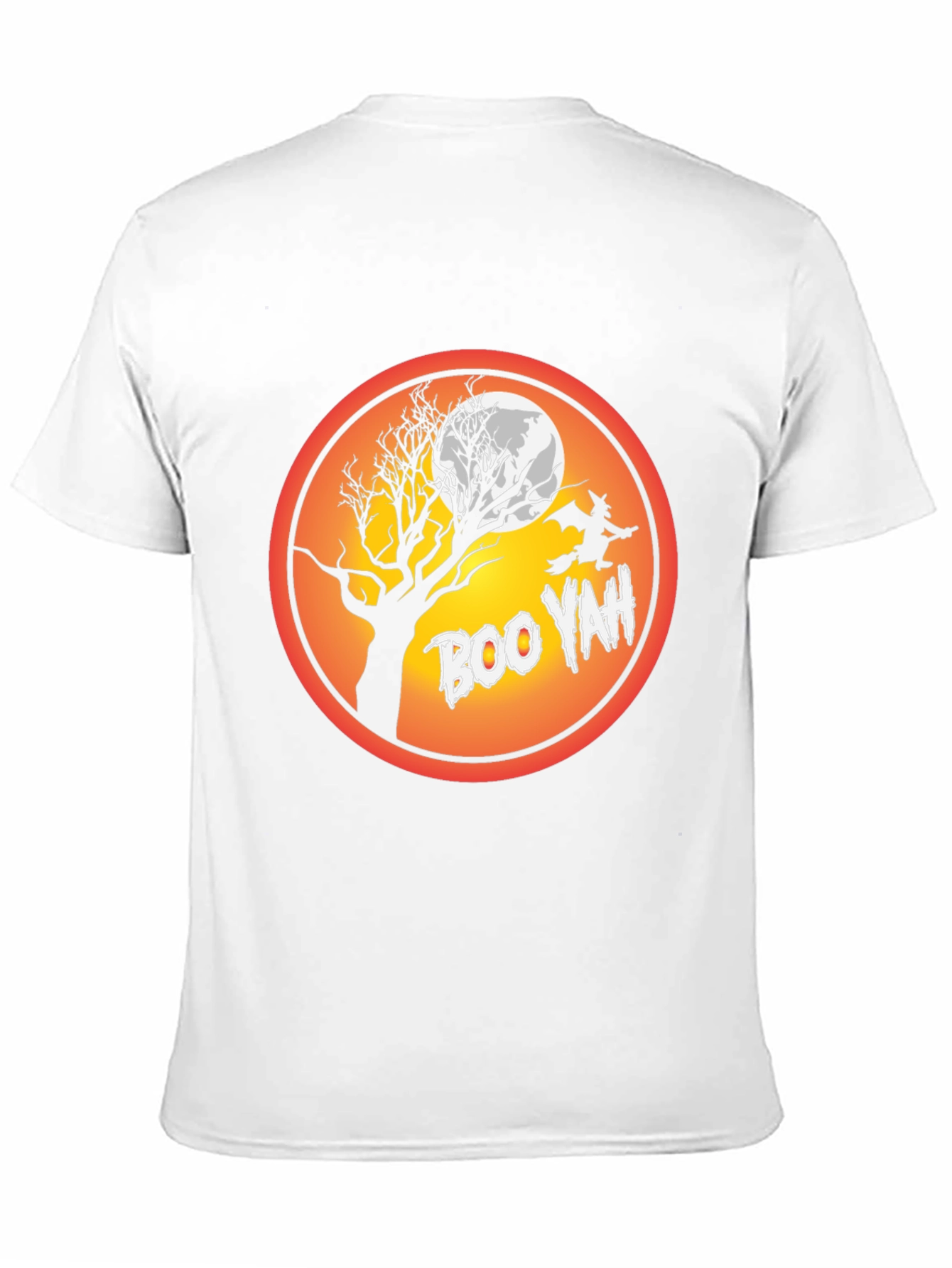 Boo Yah Halloween T-Shirt - Spooky Witch Design