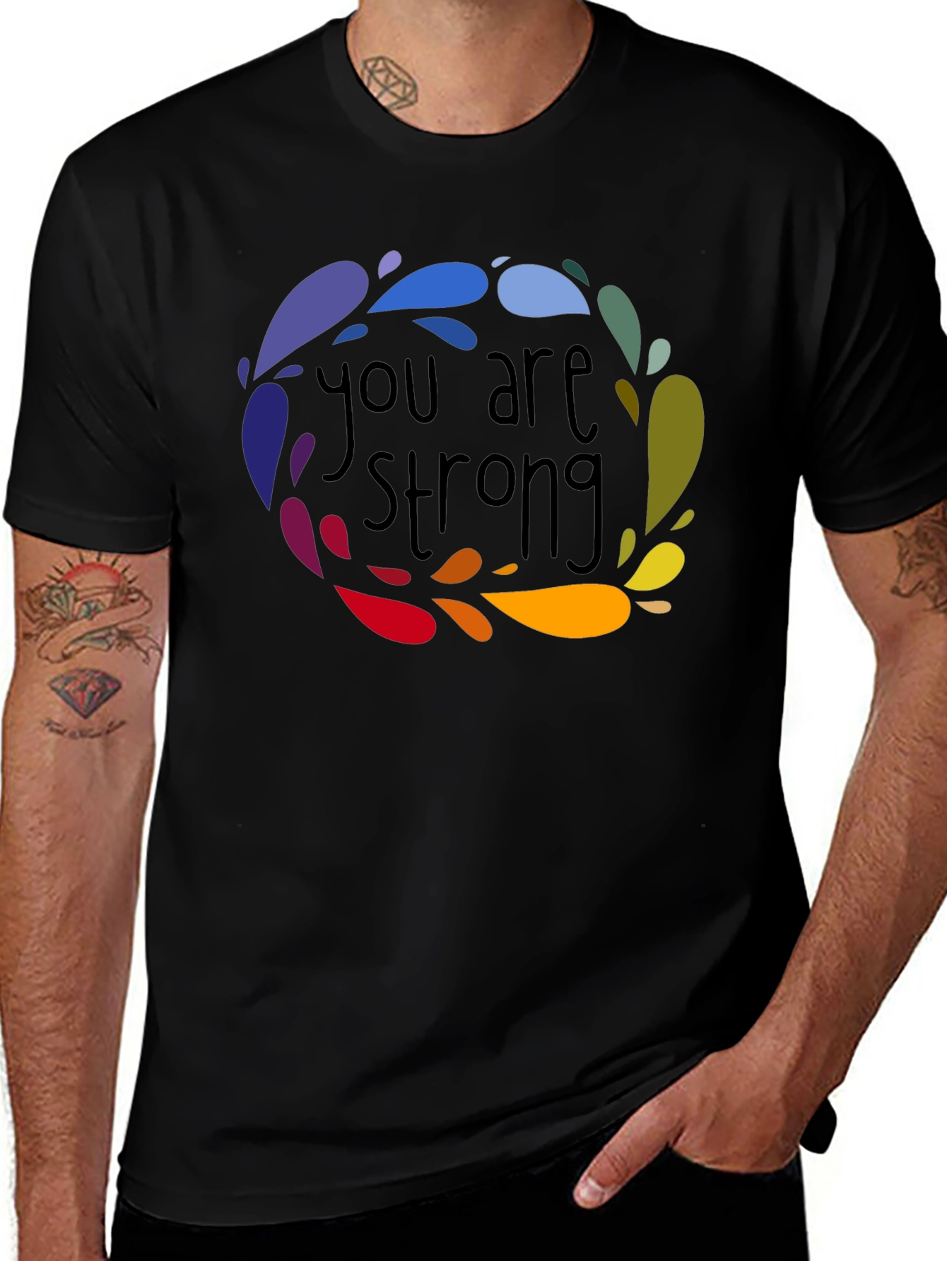 You Are Strong Graphic Tee - Positive Vibes
