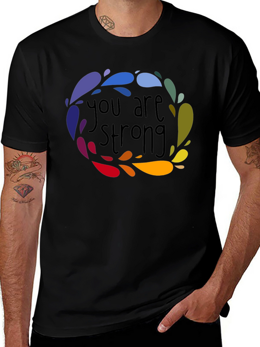 You Are Strong Graphic Tee - Positive Vibes