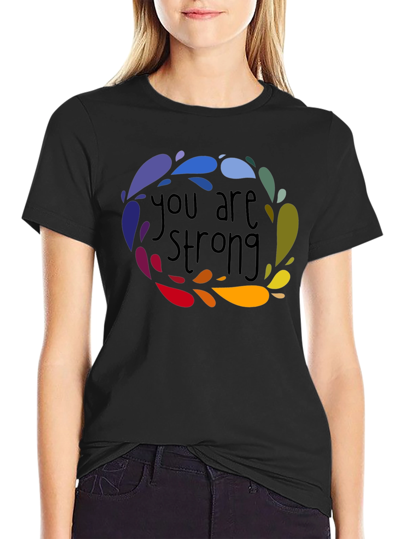 You Are Strong Graphic Tee - Positive Vibes