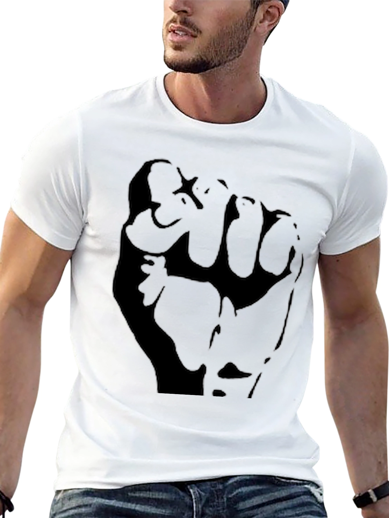 Black Power Fist Graphic Tee - Unisex