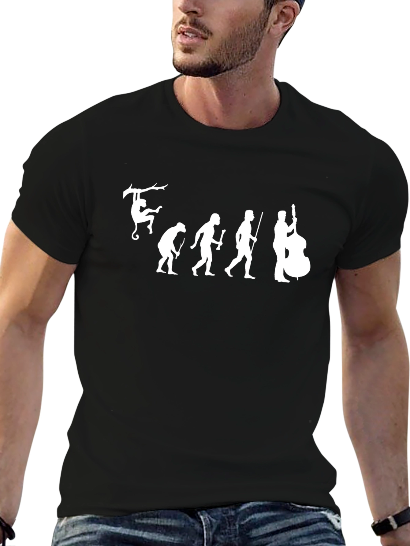 Evolution of a Musician Black T-Shirt