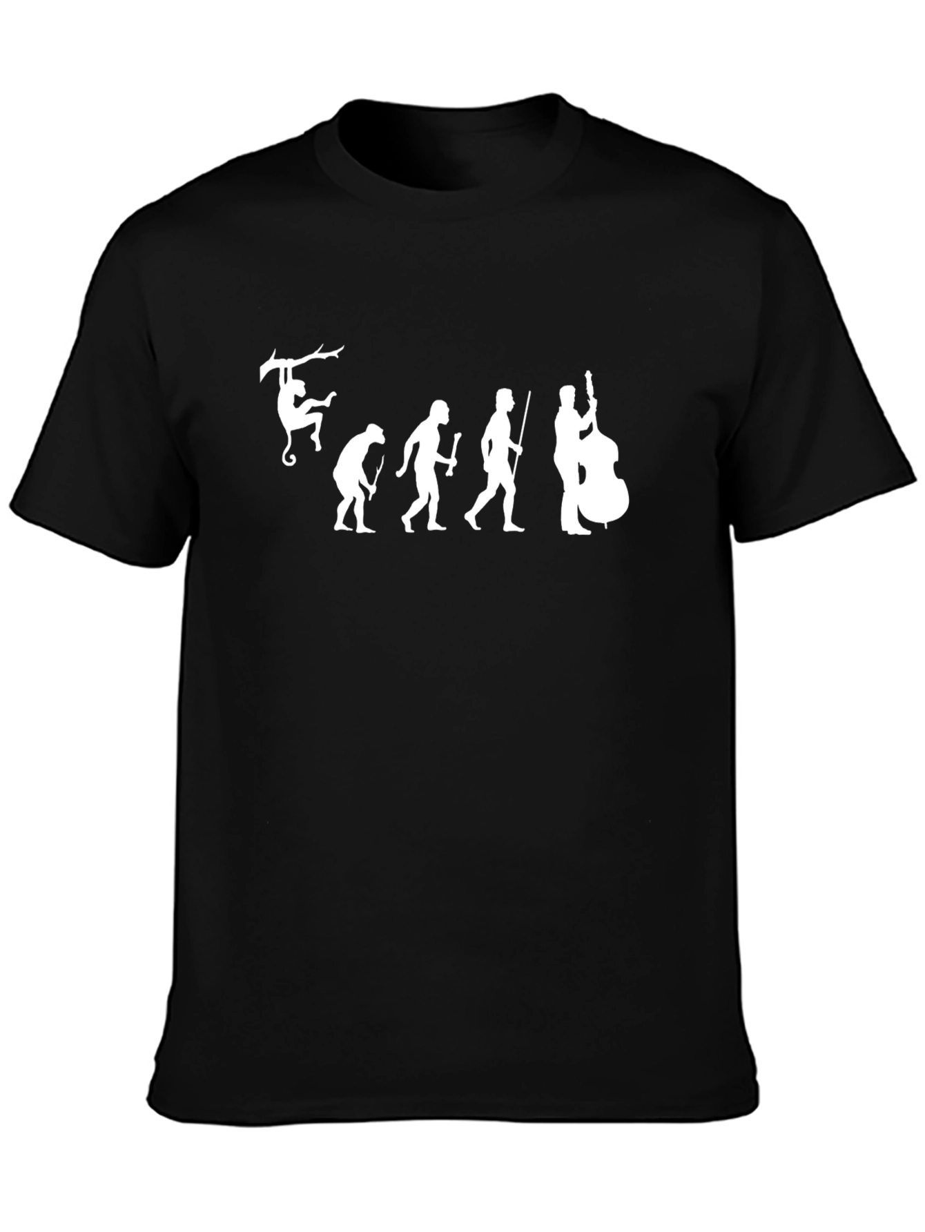 Evolution of a Musician Black T-Shirt
