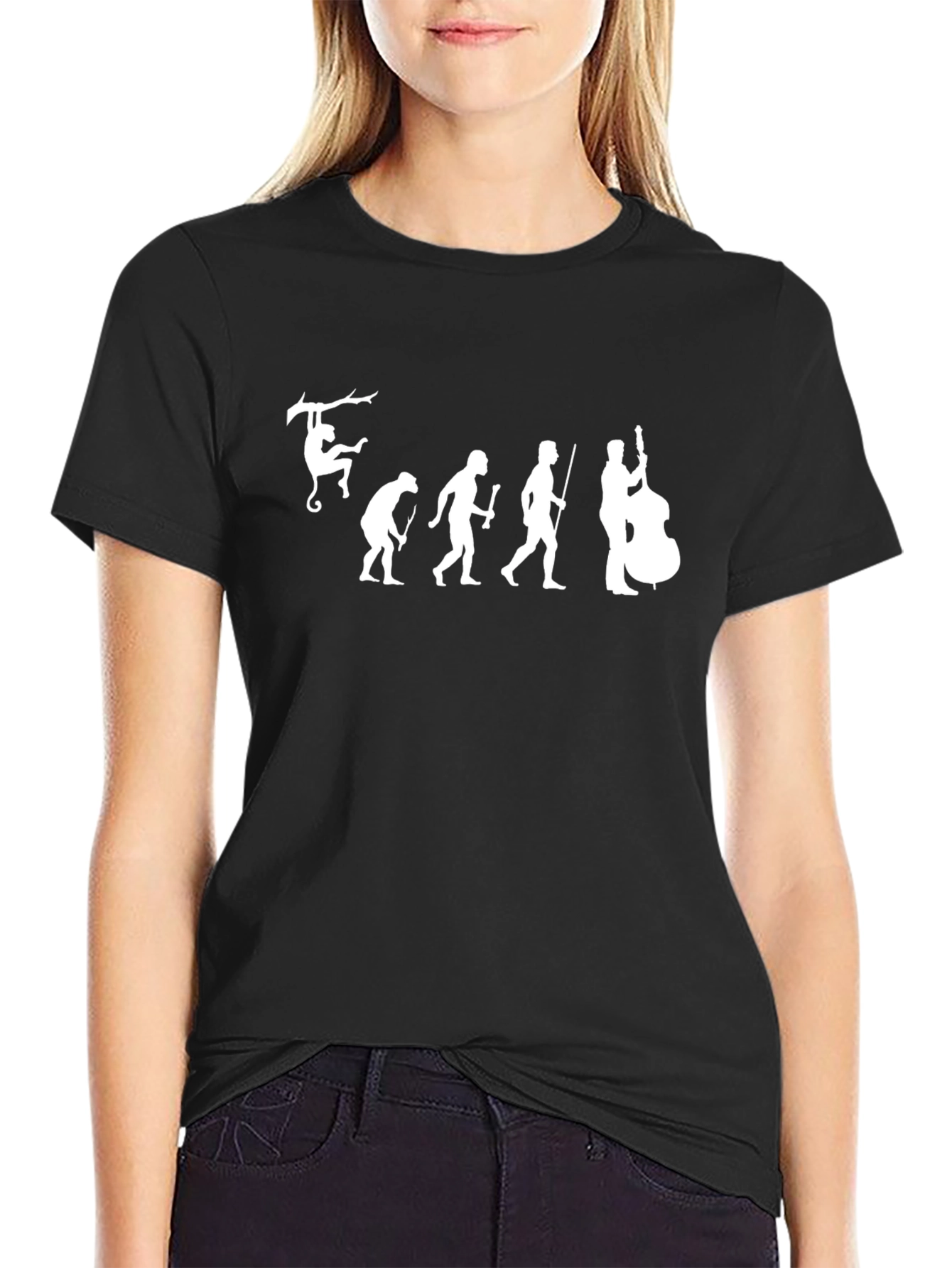 Evolution of a Musician Black T-Shirt