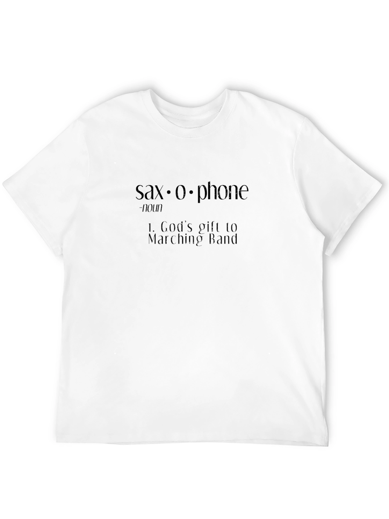 Saxophone Definition Graphic T-Shirt - Musician Tee