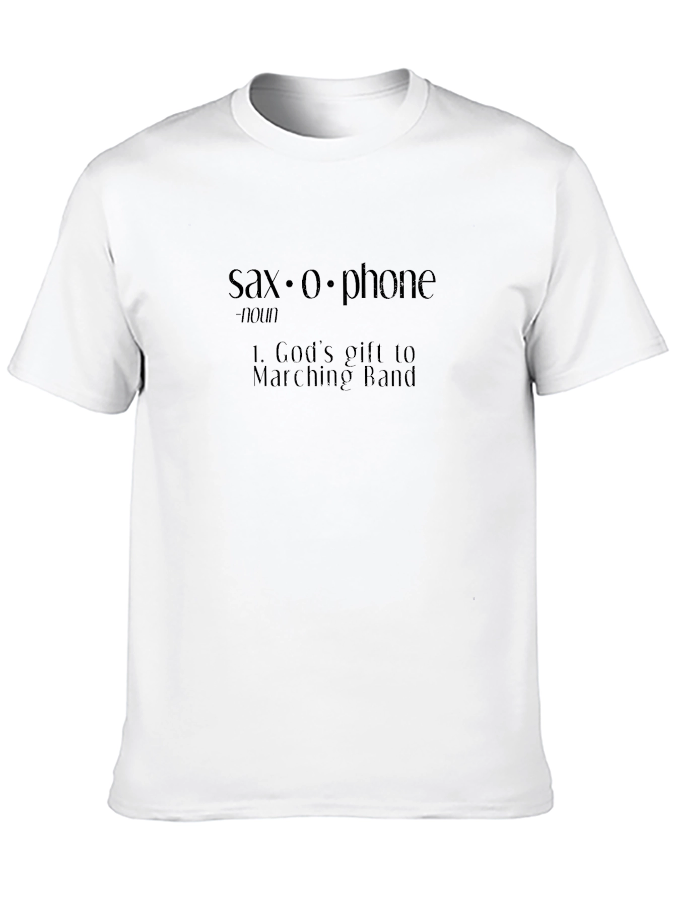 Saxophone Definition Graphic T-Shirt - Musician Tee