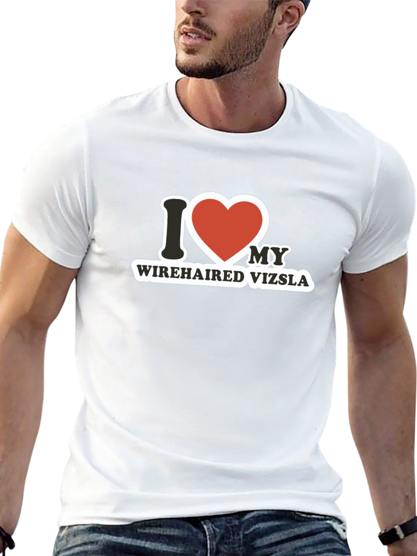 I Love My Wirehaired Vizsla T-Shirt