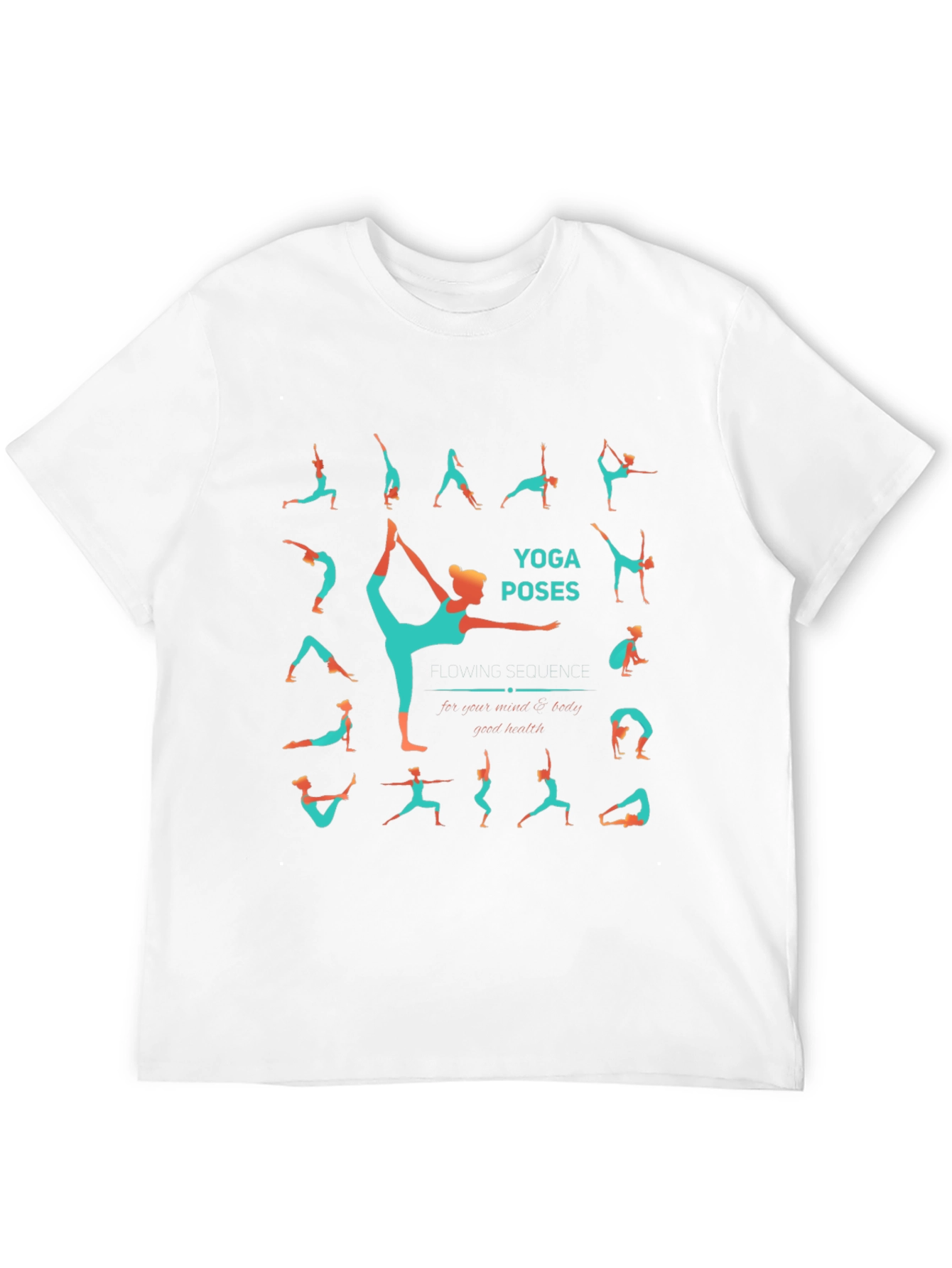 Yoga Poses T-Shirt - Zen Body & Health Tee