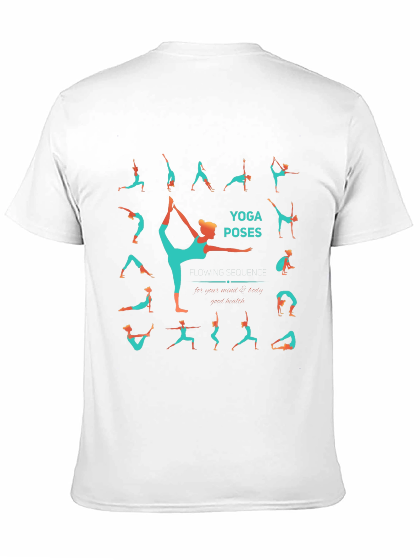 Yoga Poses T-Shirt - Zen Body & Health Tee
