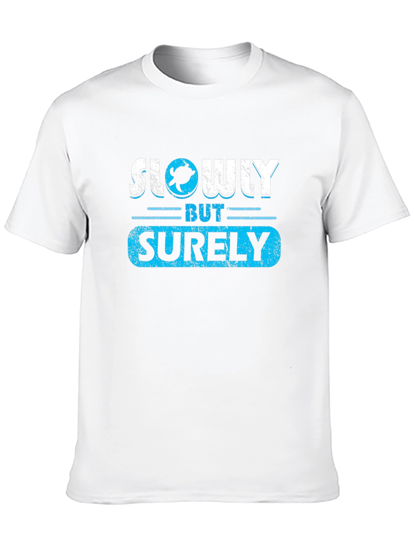 Slowly But Surely Graphic Tee - Turtle Design