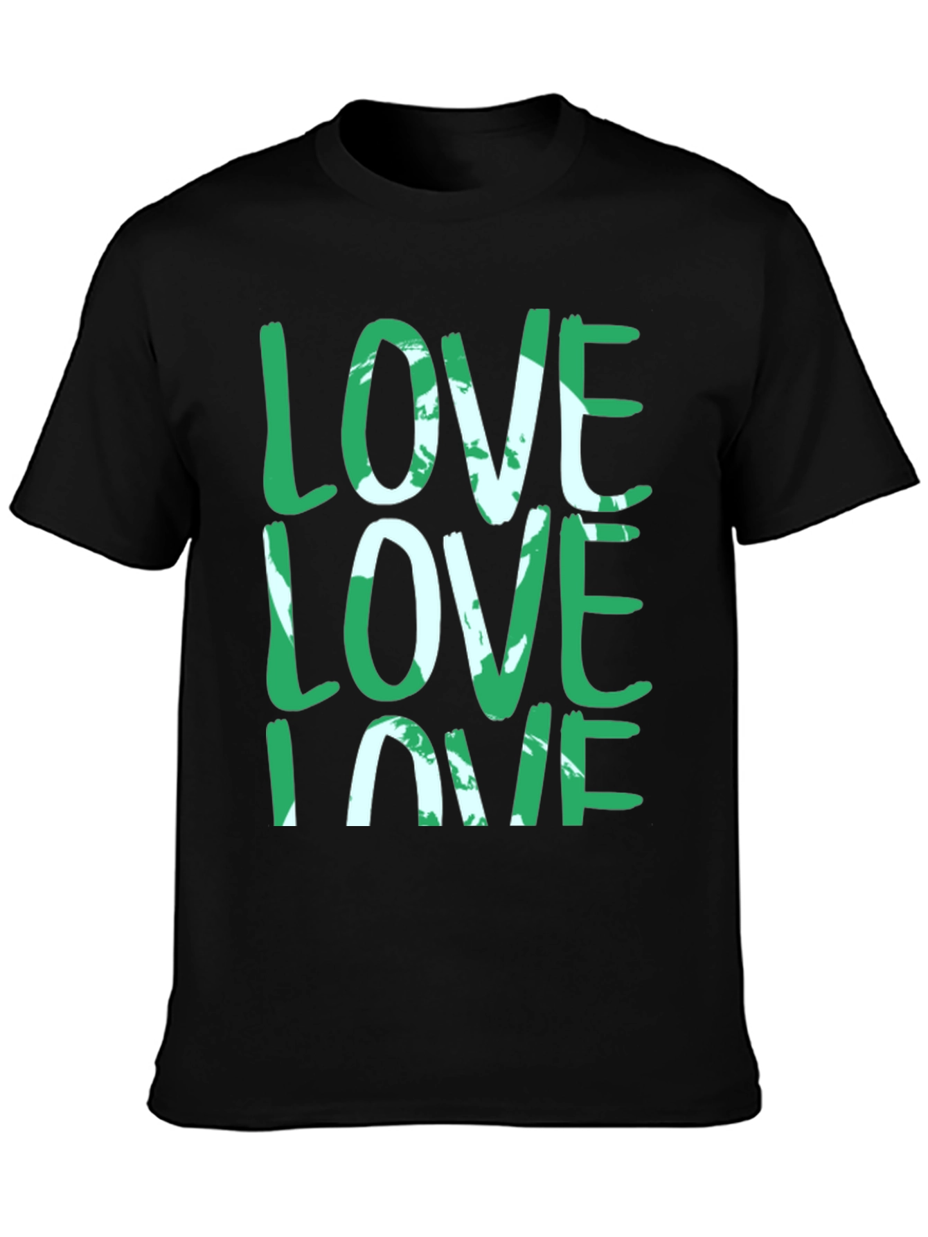 LOVE Graphic Tee - Stylish Casual Black T-Shirt