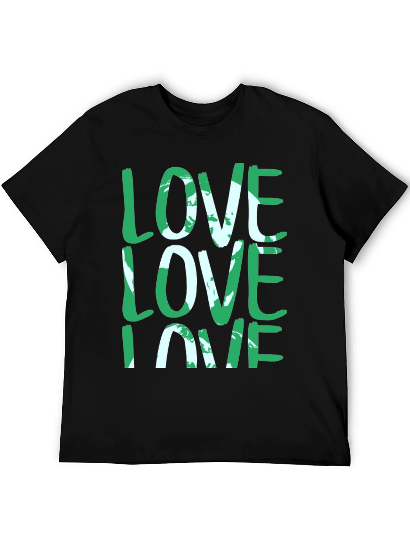 LOVE Graphic Tee - Stylish Casual Black T-Shirt