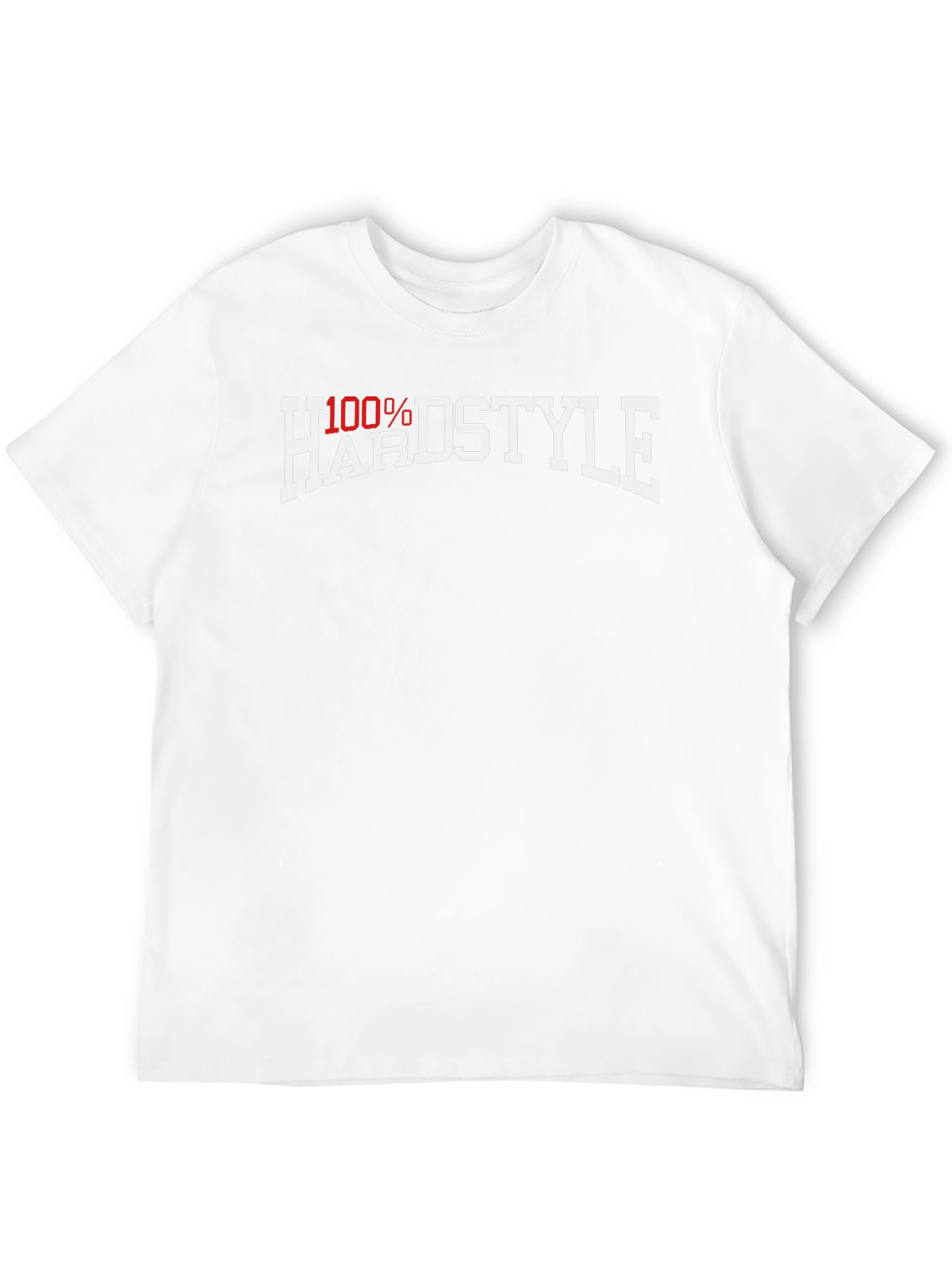 100% Hardstyle Black Cotton Graphic Tee