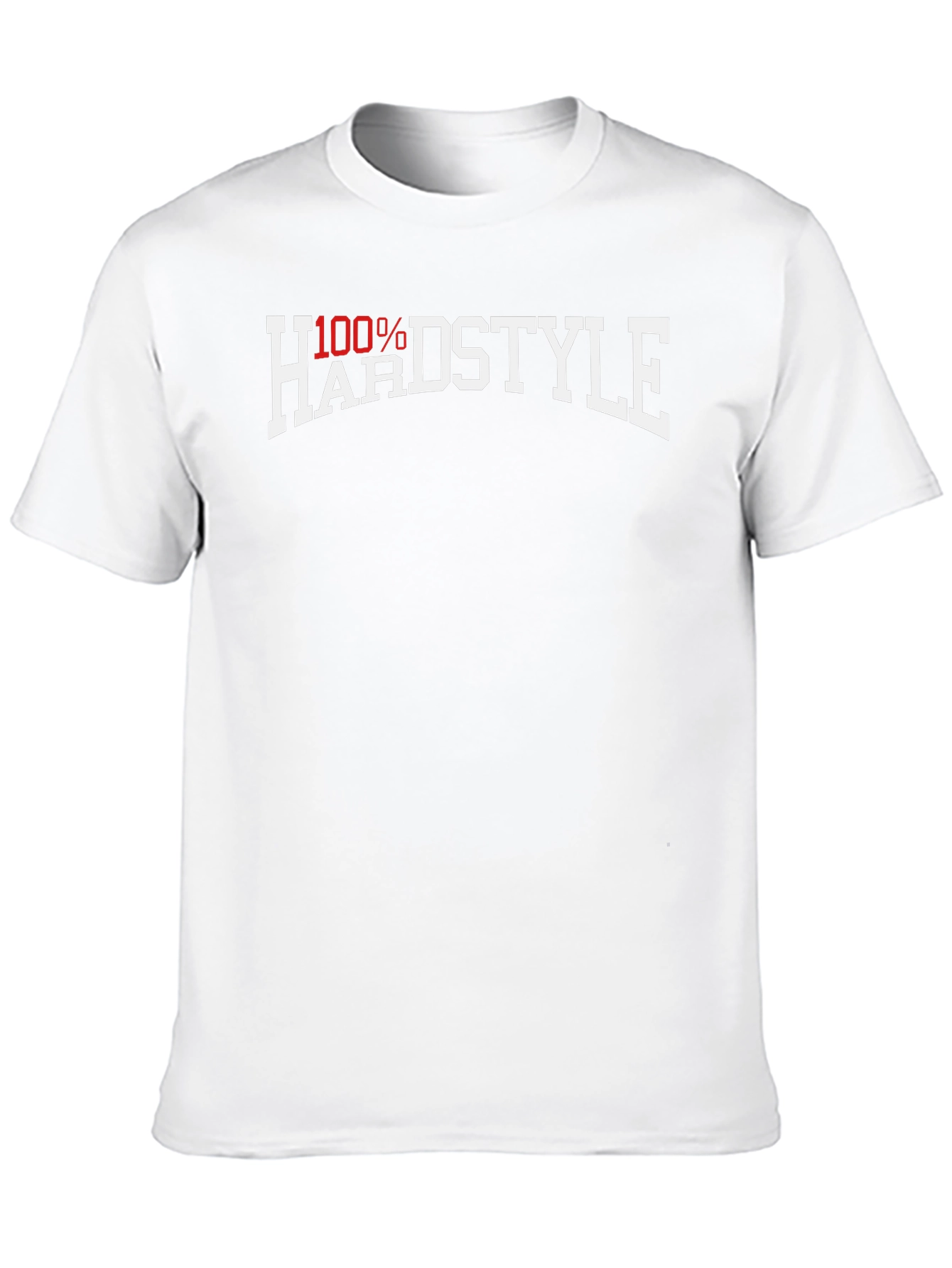 100% Hardstyle Black Cotton Graphic Tee