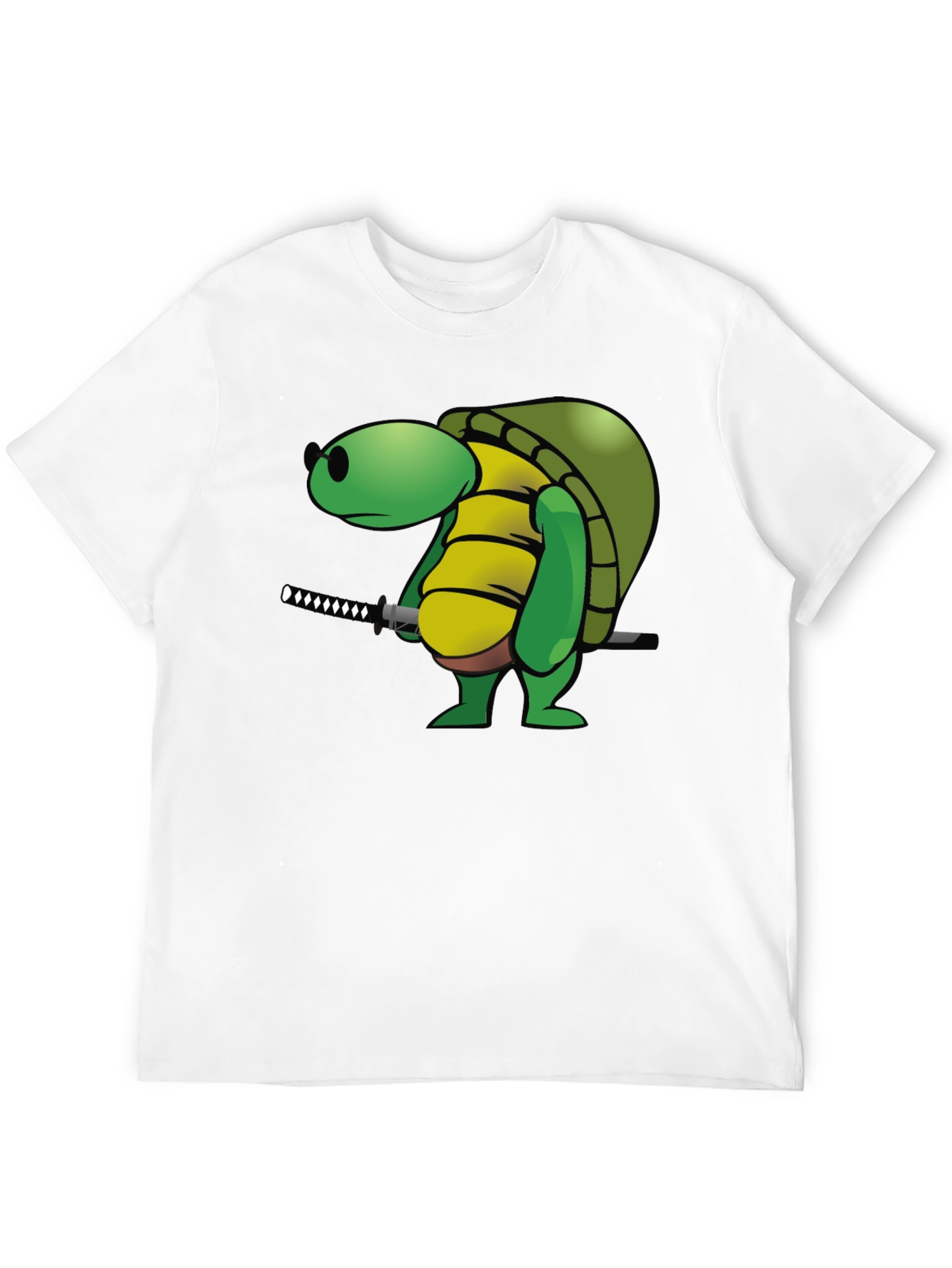 Ninja Turtle T-Shirt - Black Cotton Graphic Tee