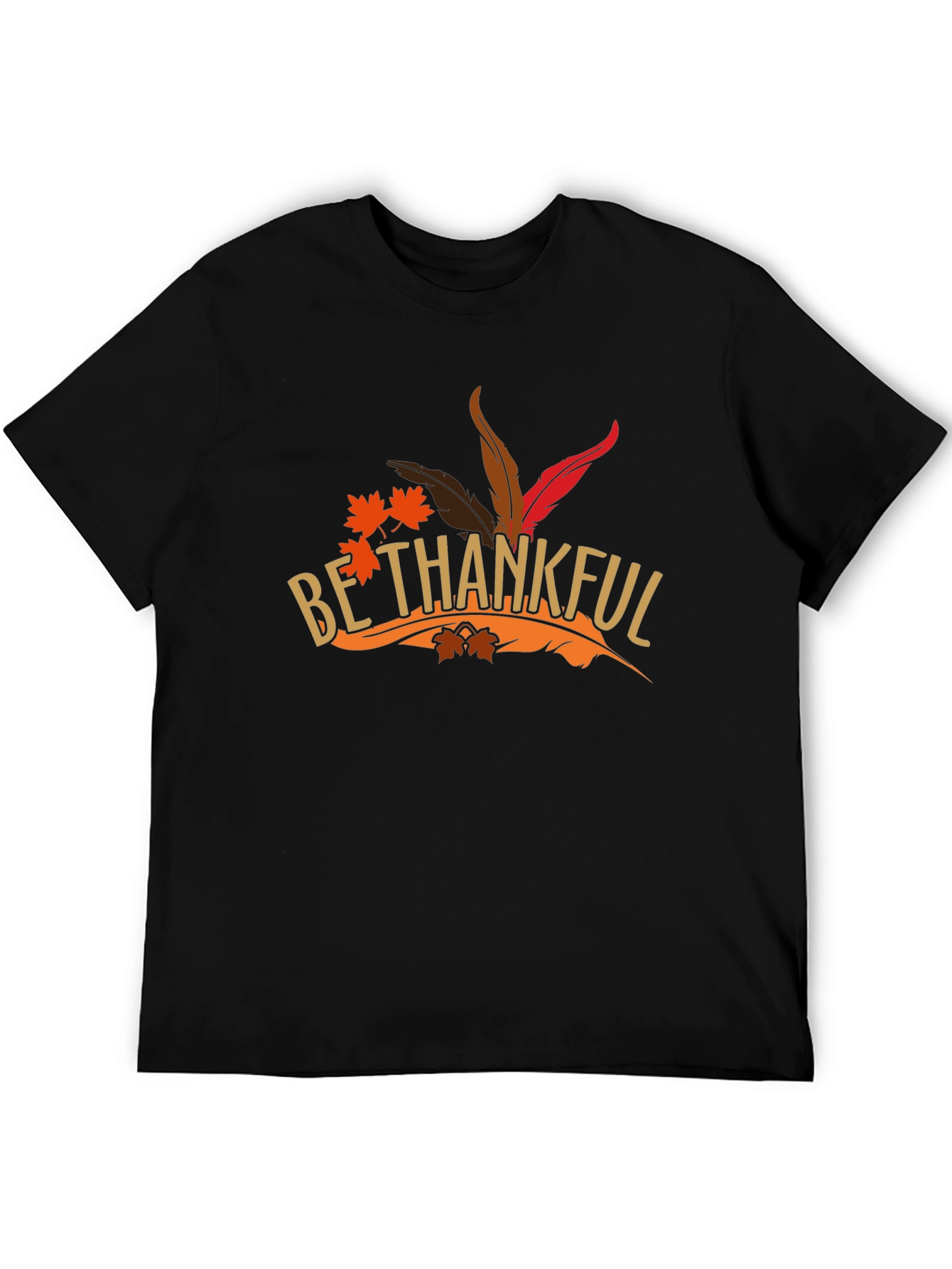 Be Thankful Thanksgiving Graphic T-Shirt