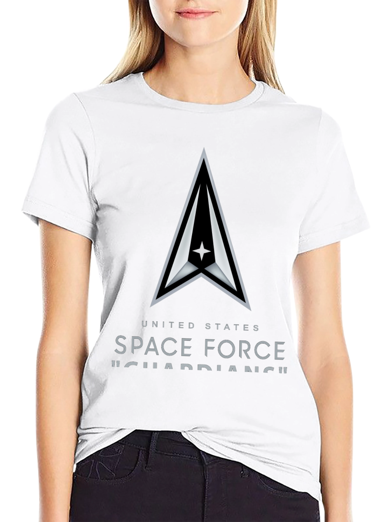 United States Space Force Black T-Shirt