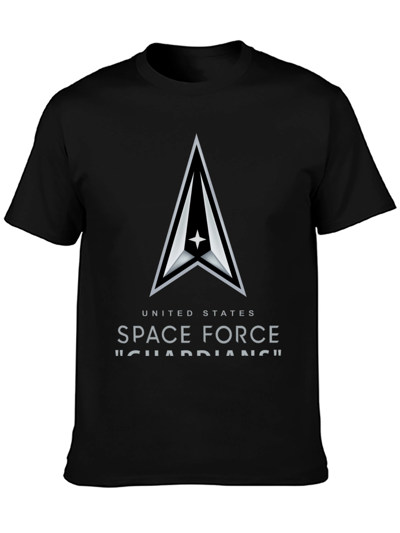 United States Space Force Black T-Shirt