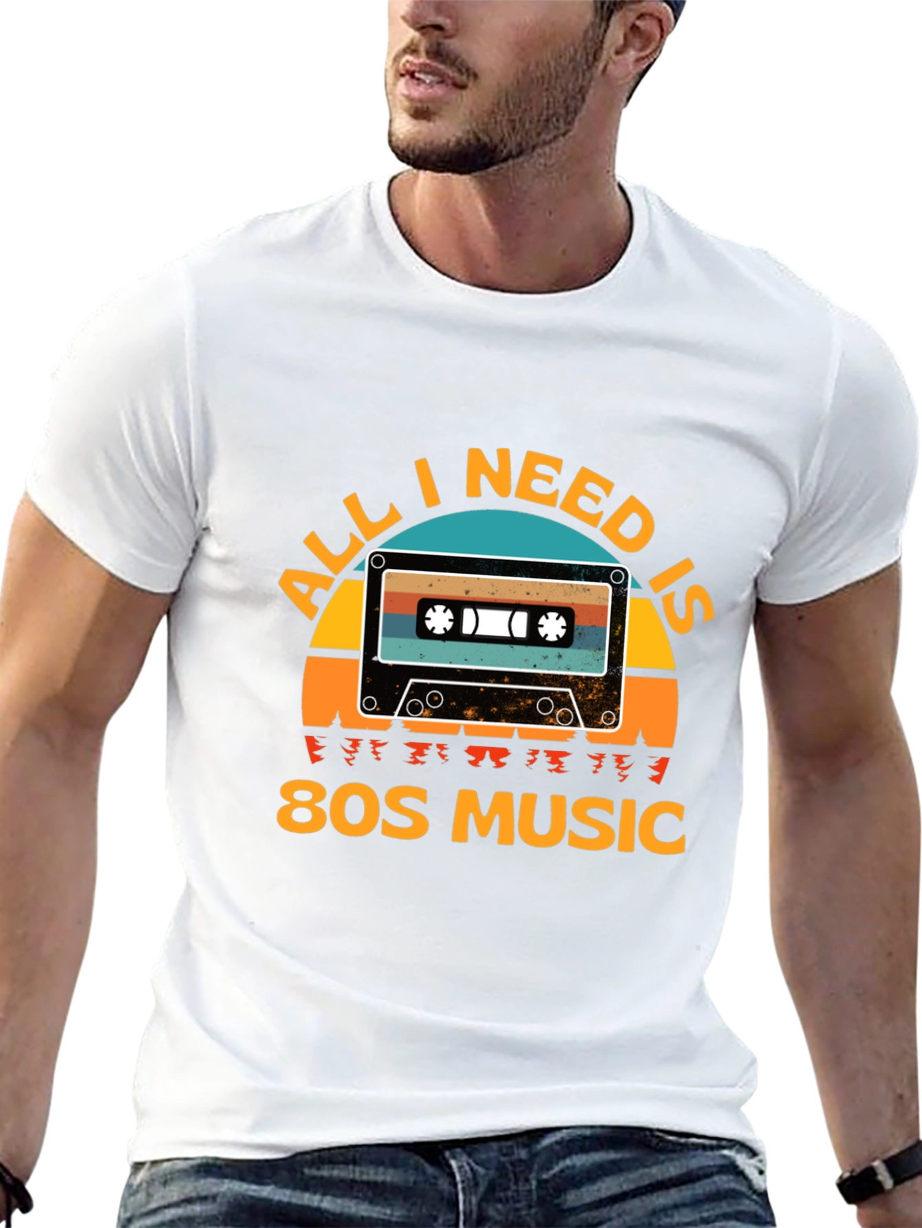 80s Music Cassette Graphic Tee
